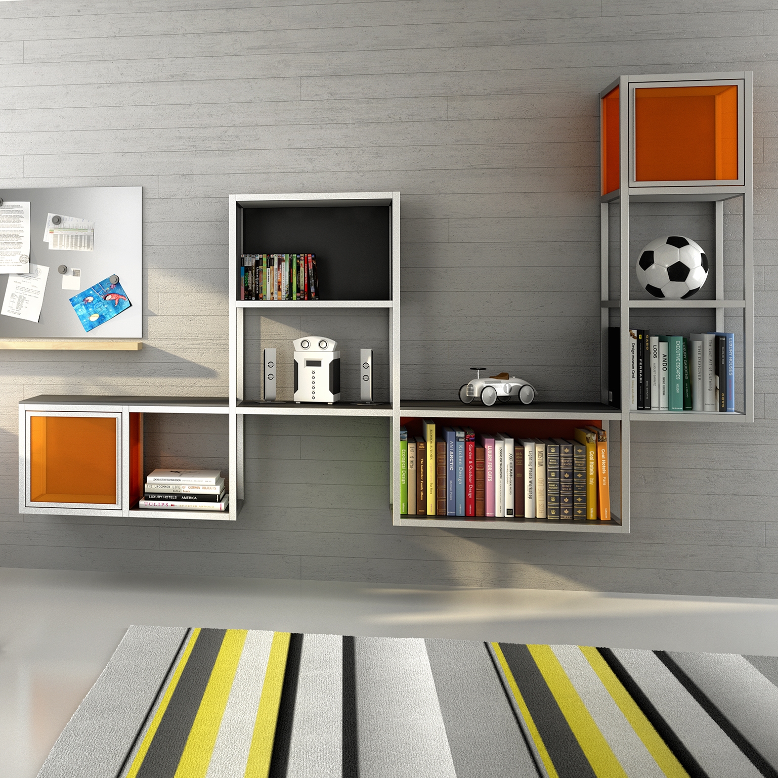 Vertoon produk Ilusion Bookshelf van vervaardiger Sistema Midi