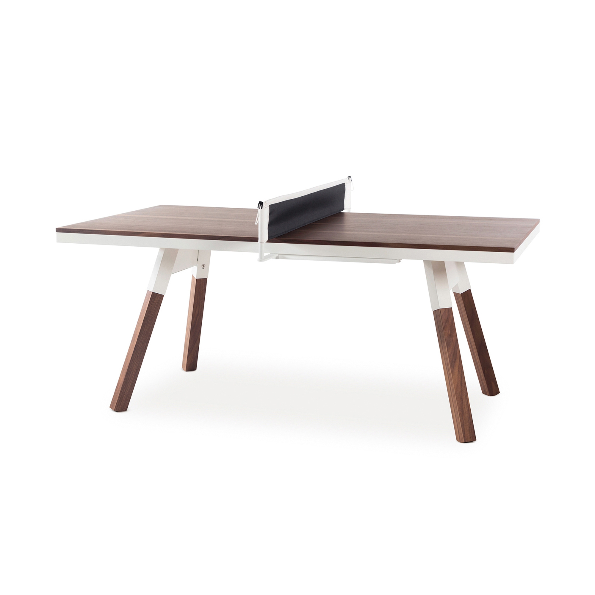 You and Me 180 Ping Pong Table Walnut