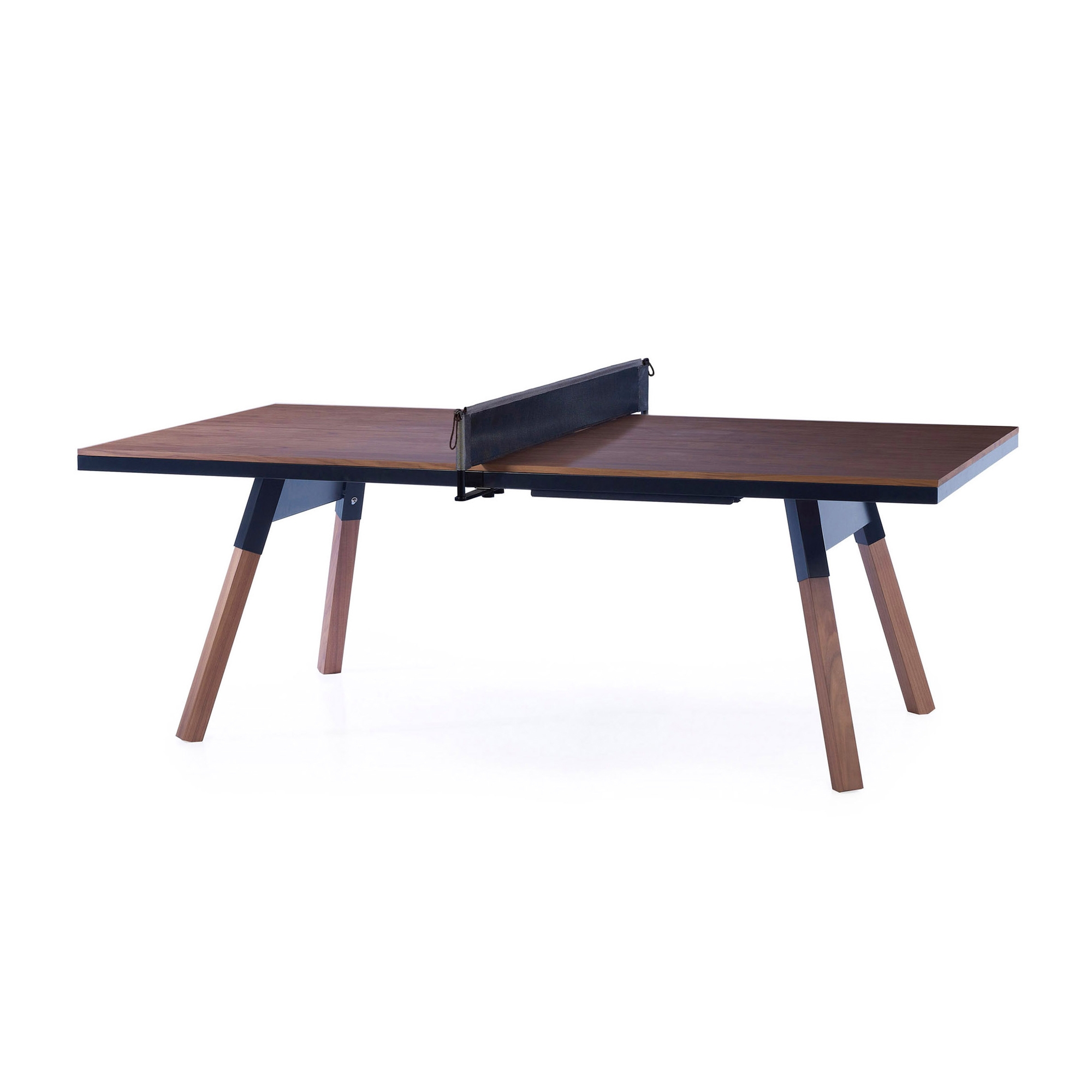 You and Me 220 Ping Pong Table Walnut Black