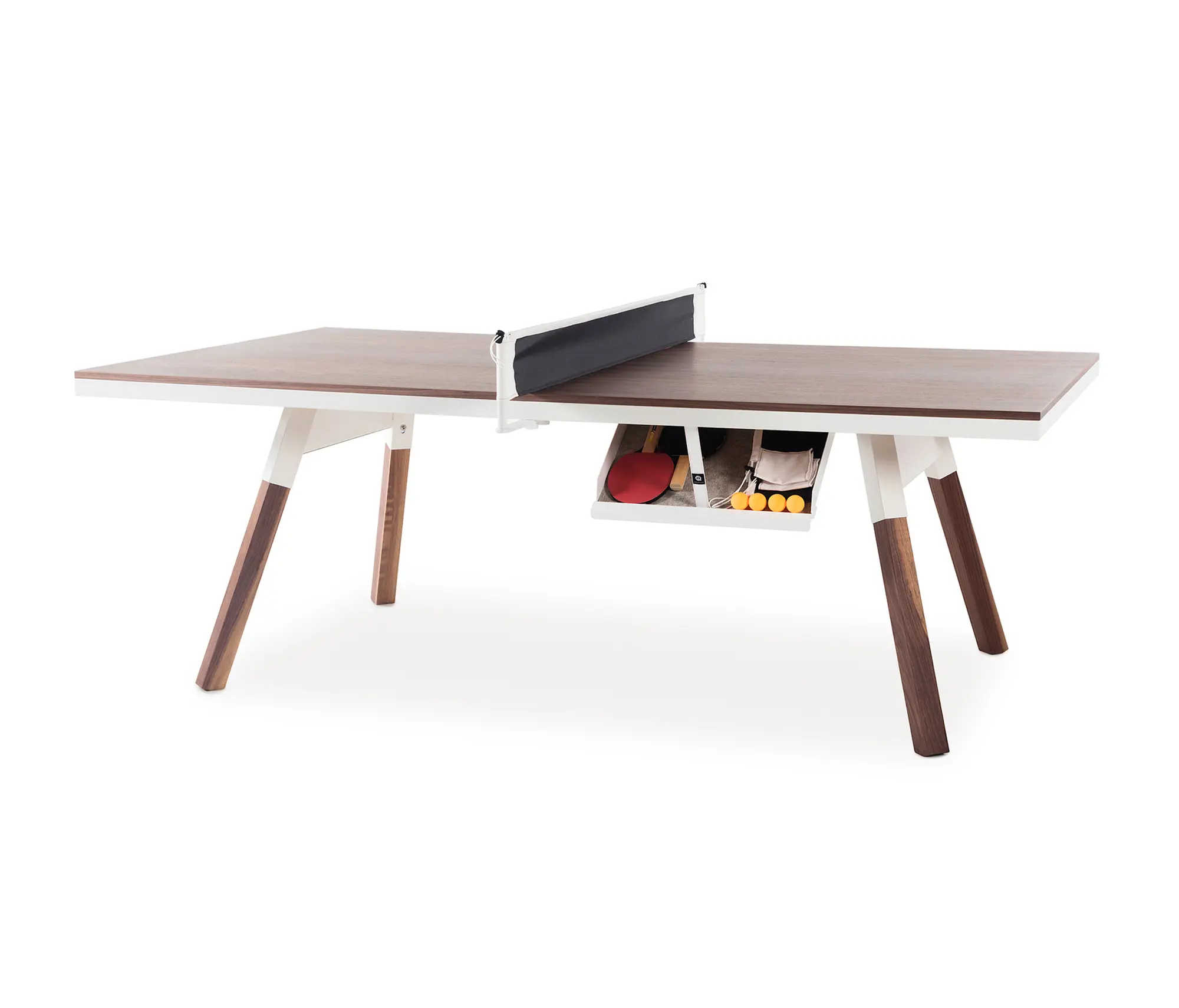 RS Barcelona - You and Me 220 Ping Pong Table Walnut Black
