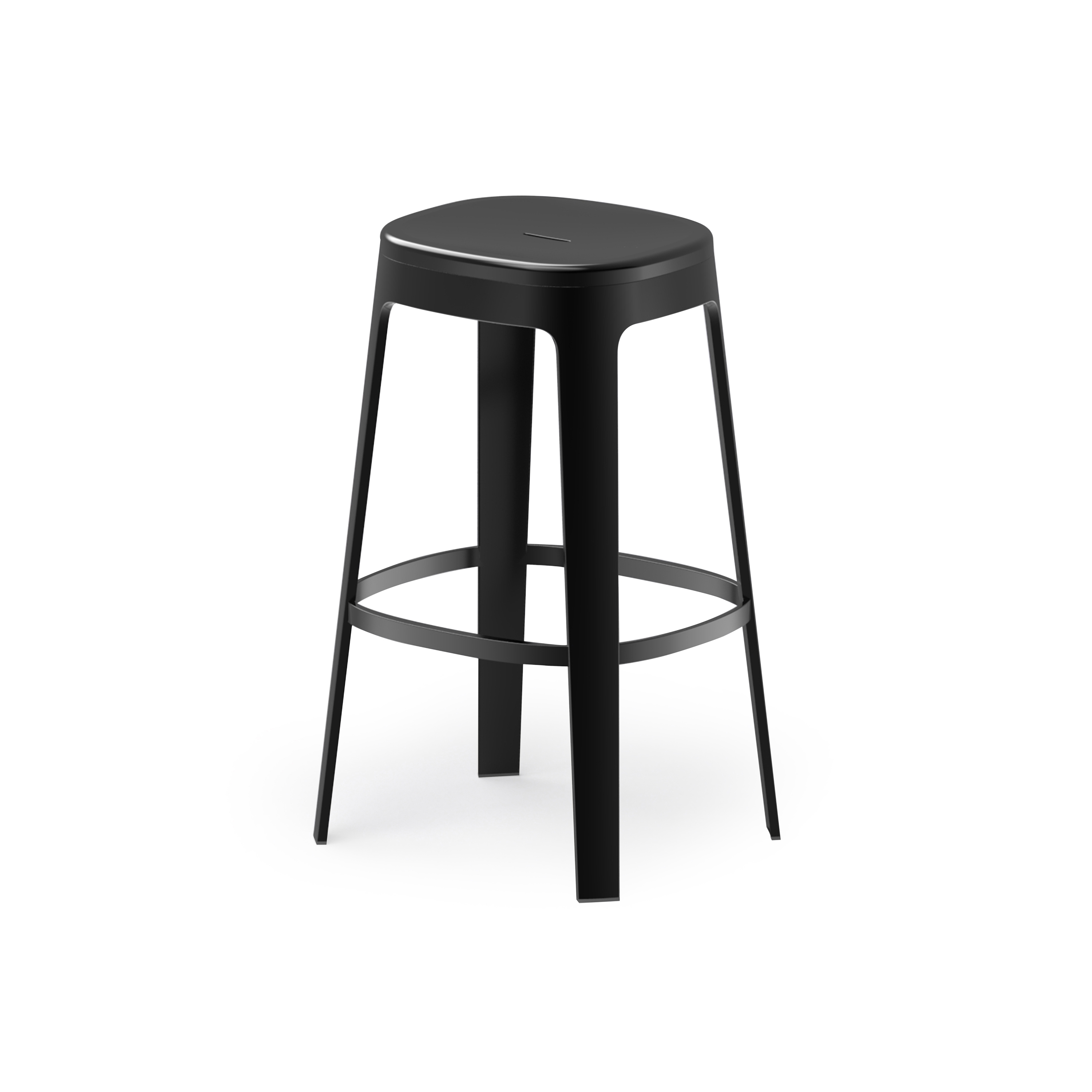 Produkt Ombra barstool in black steel, stackable des Herstellers RS Barcelona anzeigen