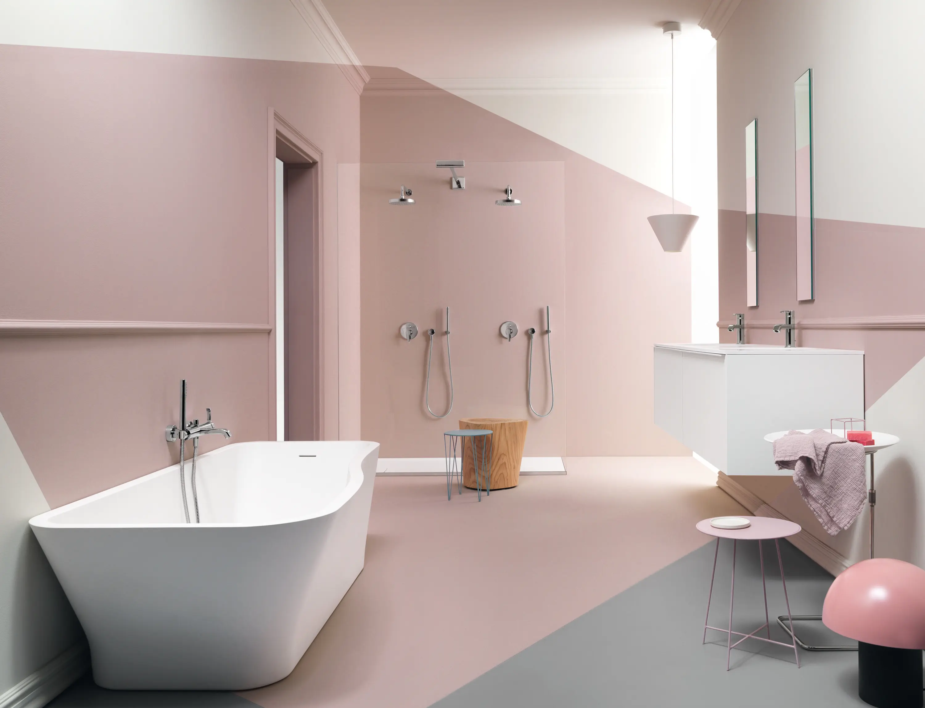 Zucchetti - ON shower set with built-in single mixer