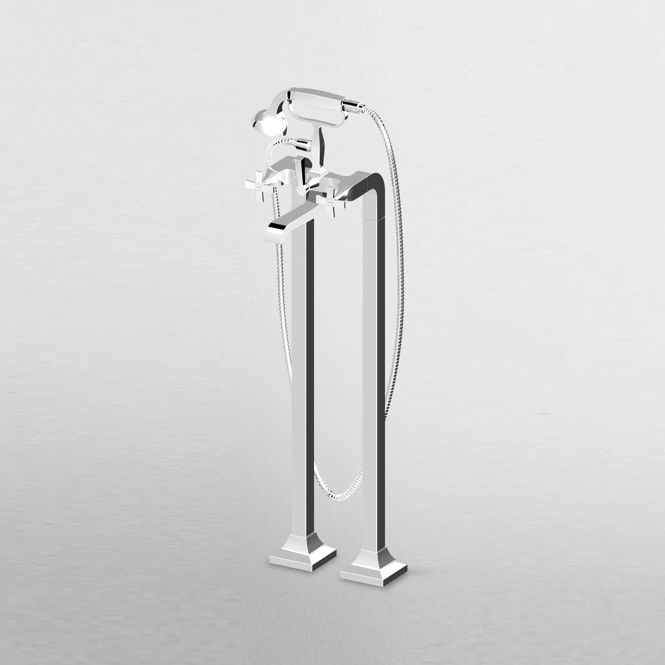 Display product Bellagio ZB1247 bath shower mixer, free-standing from manufacturer Zucchetti