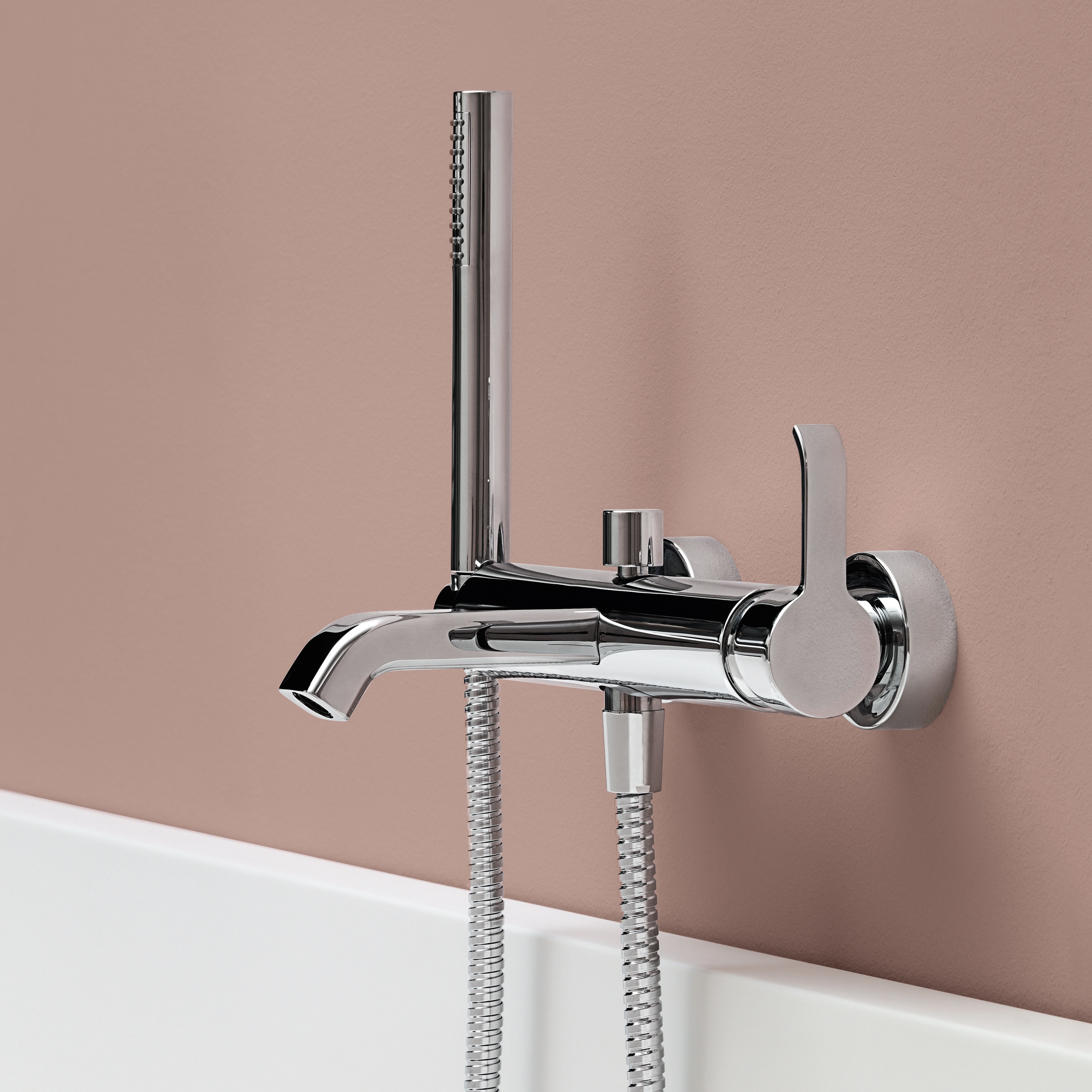 Vertoon produk ON single lever exposed bath-shower mixer van vervaardiger Zucchetti