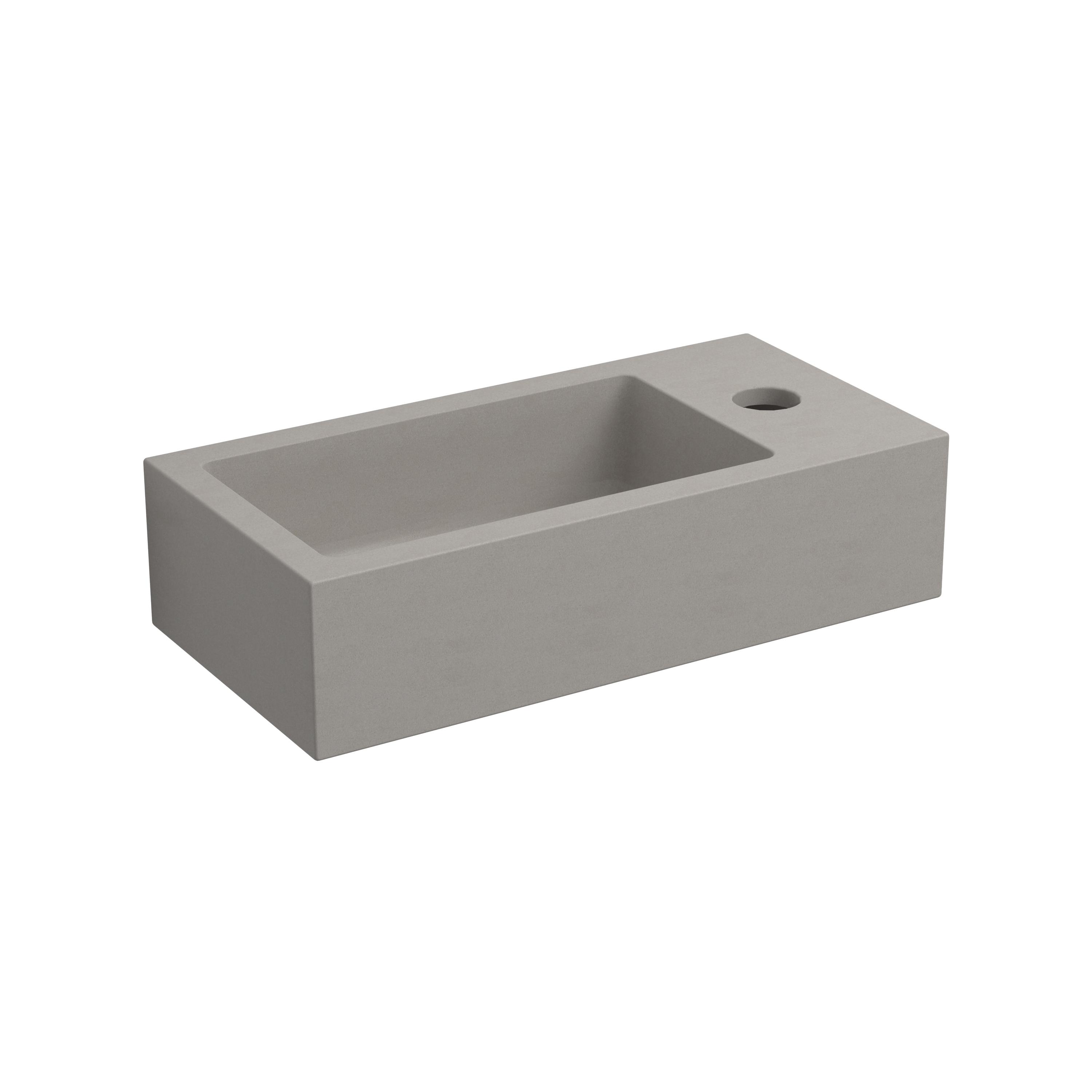 Display product Flush 3 concrete Wash-hand basin CL/03.11030 from manufacturer Clou