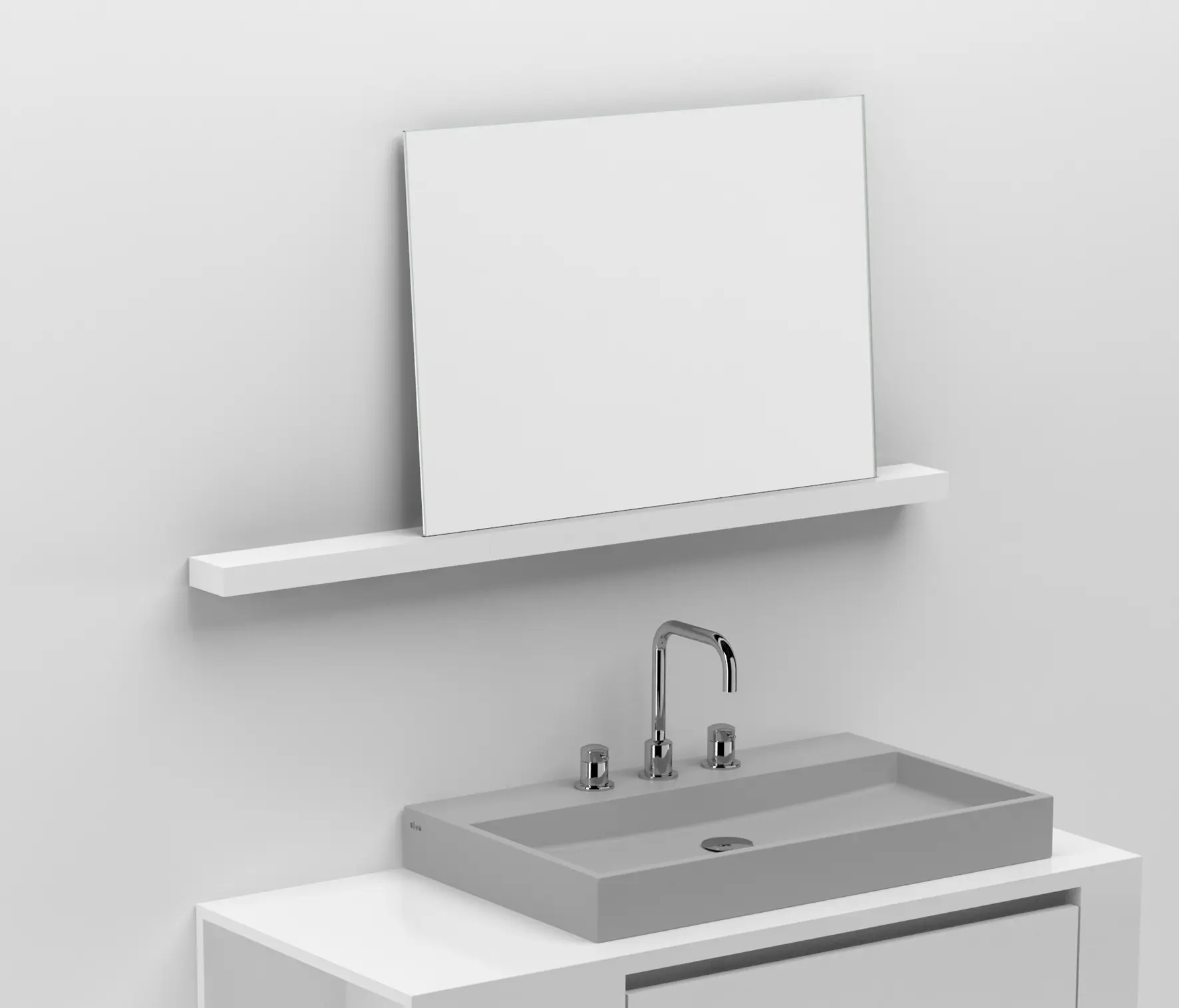 Clou - Wash Me mirror in shelf CL/08.52.205.50