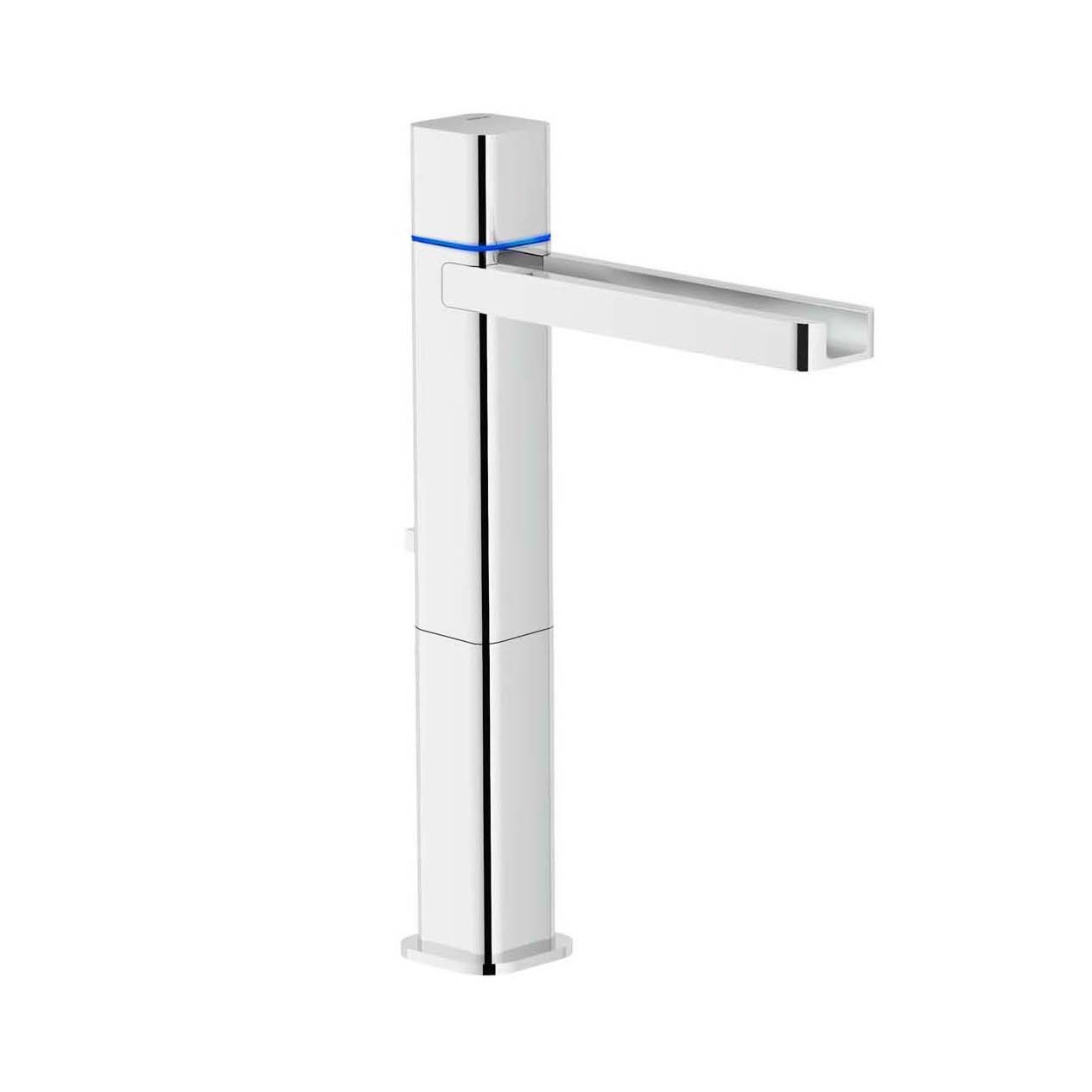 Loop E washbasin tap in chrome, electronic