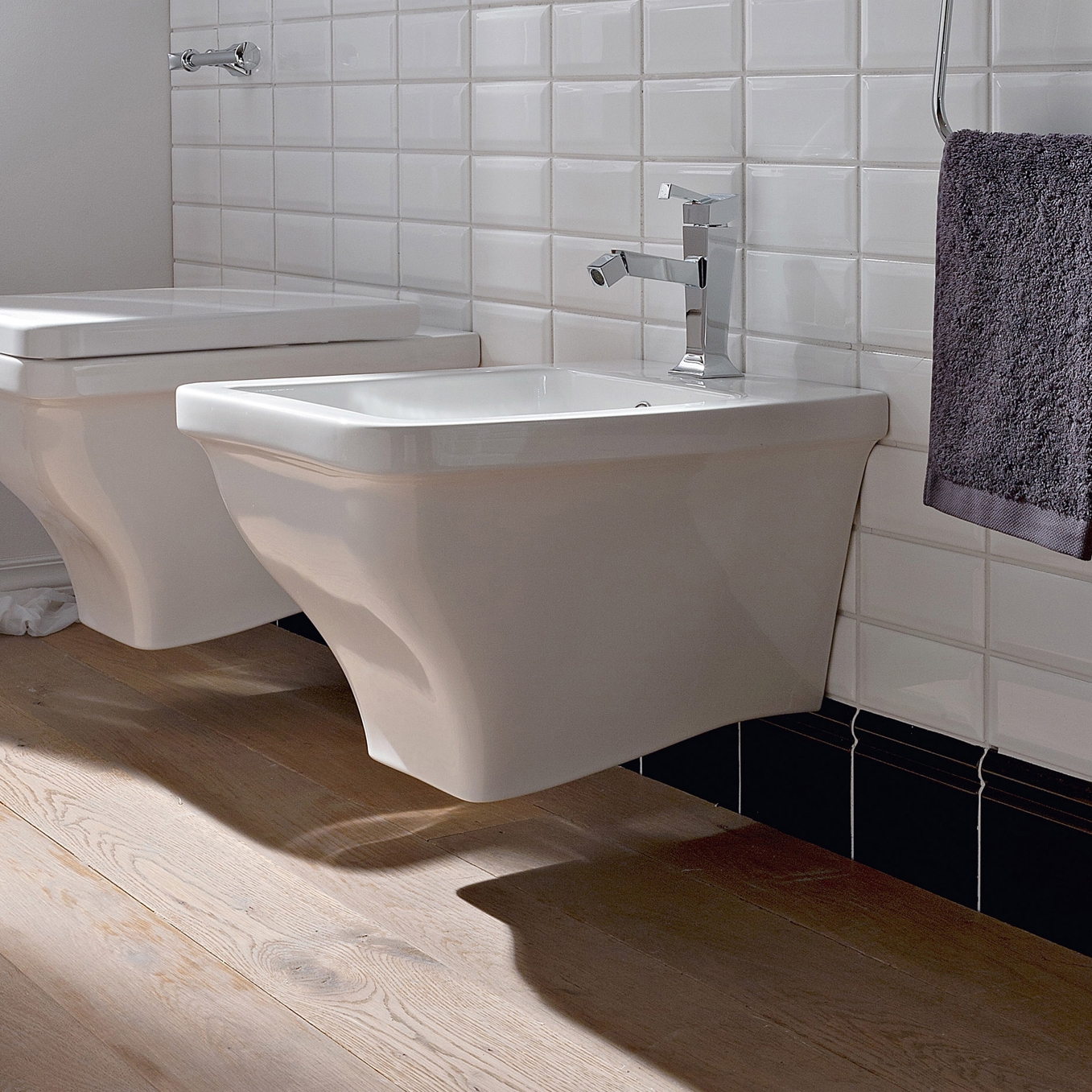 Display product Butterfly | Hung Bidet from manufacturer Scarabeo Ceramiche
