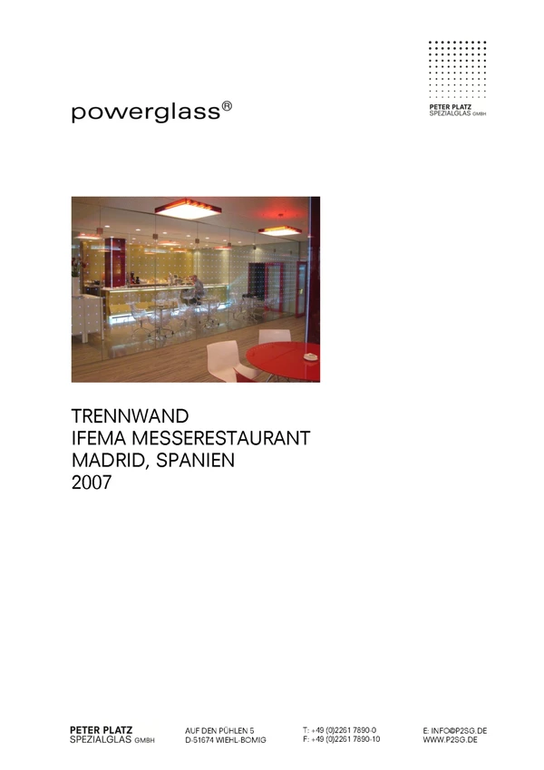 Preview image for the file powerglass® Trennwand IFEMA