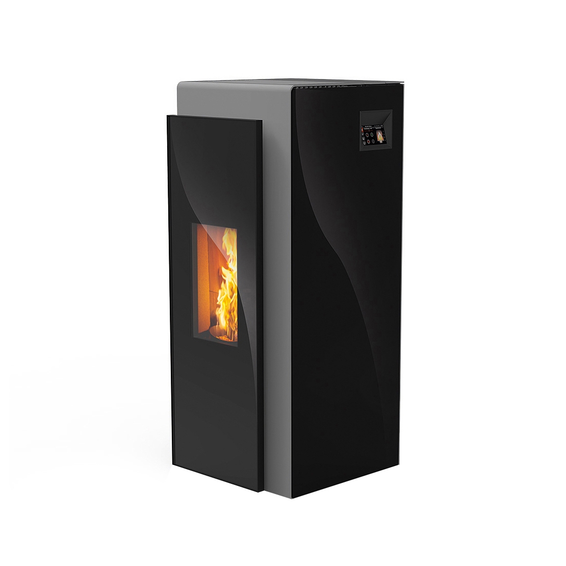 Kapo | with glass black / body silver