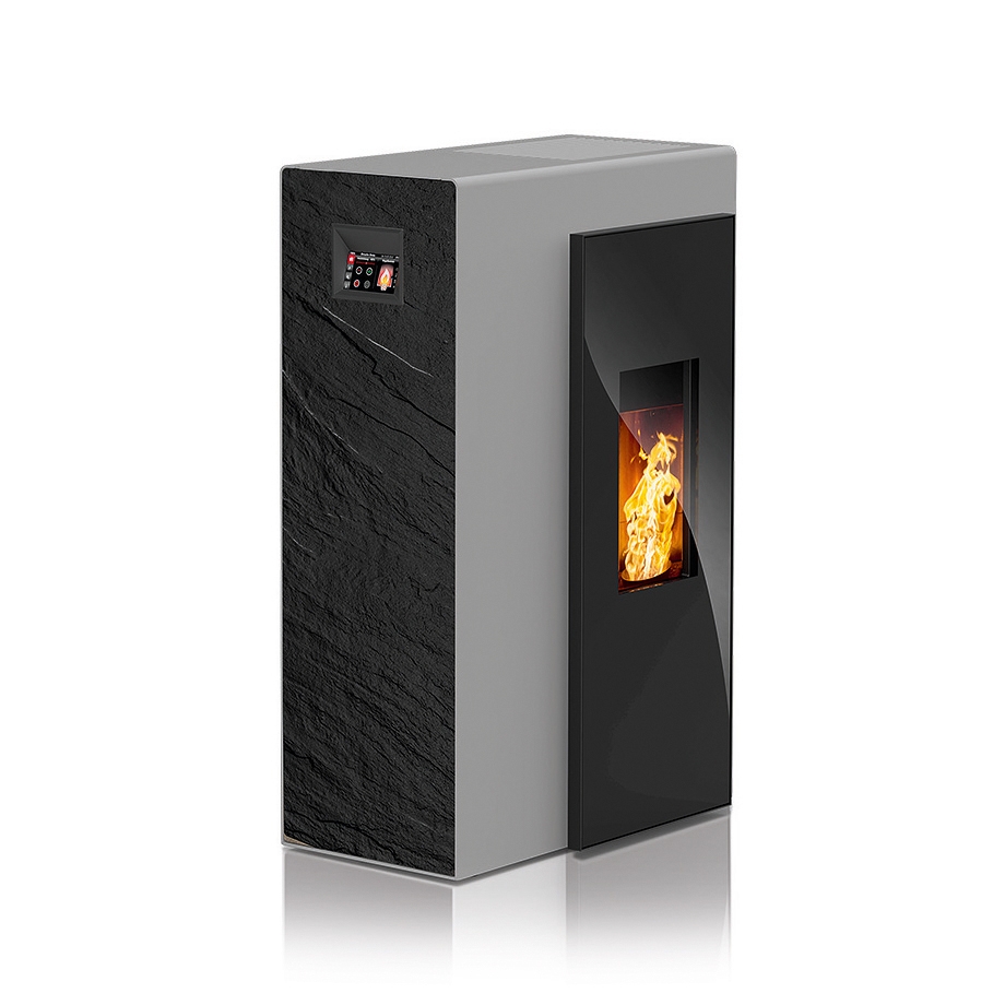 Display product Miro | with décor side panel slate black / body silver from manufacturer Rika