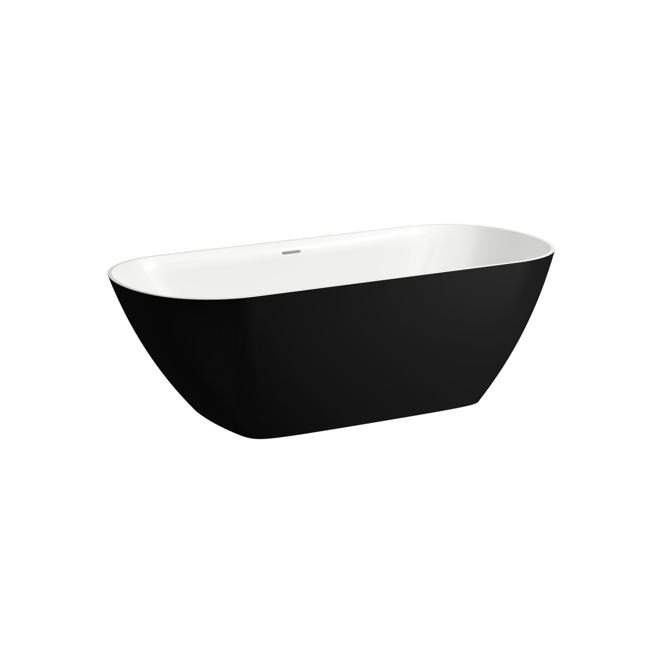 Mostrar el producto Lua Bath Outside black matt/inside white glossy del fabricante LAUFEN BATHROOMS