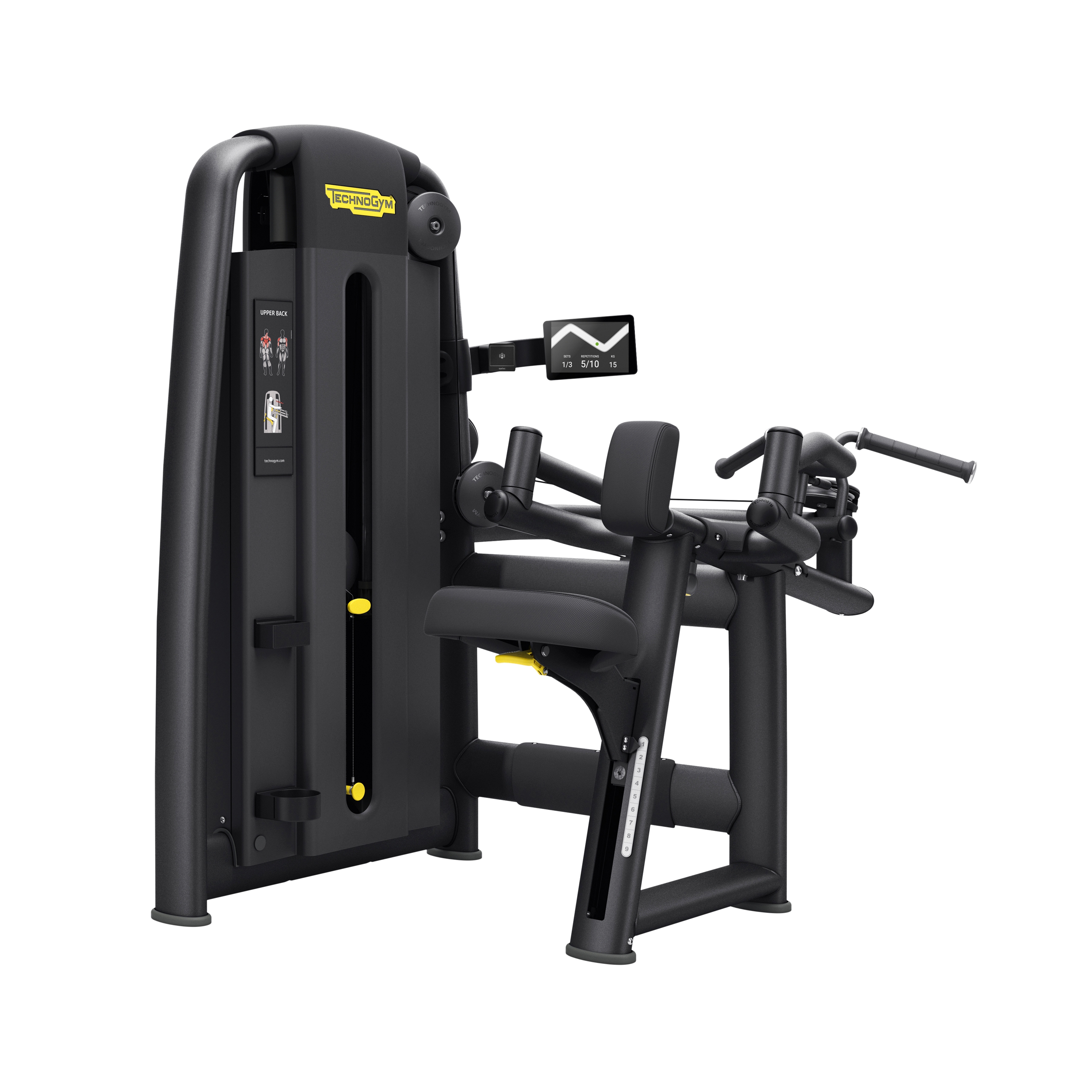 Display product Selection Upper Back from manufacturer Technogym