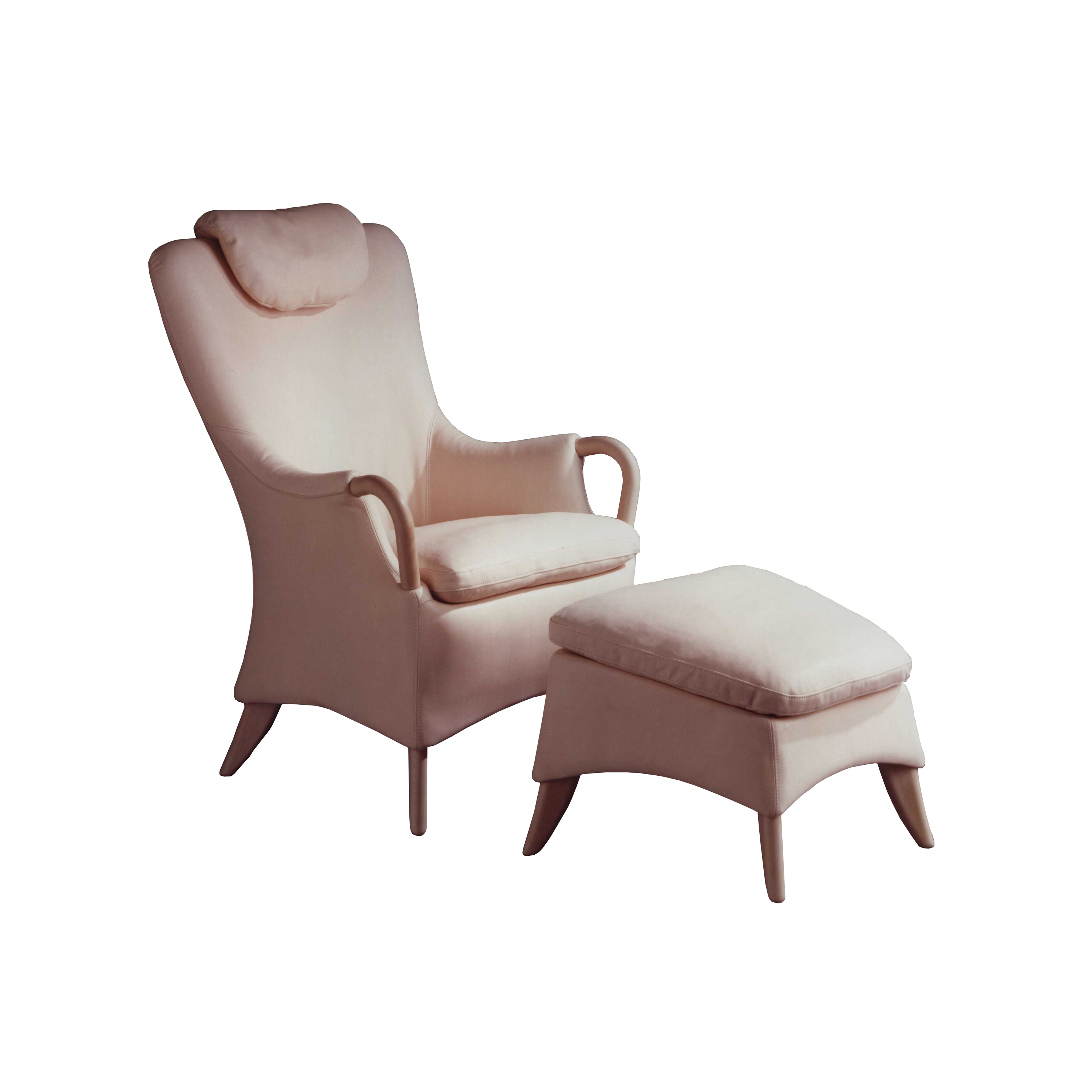 Vertoon produk Tenor Armchair with footstool van vervaardiger Nielaus