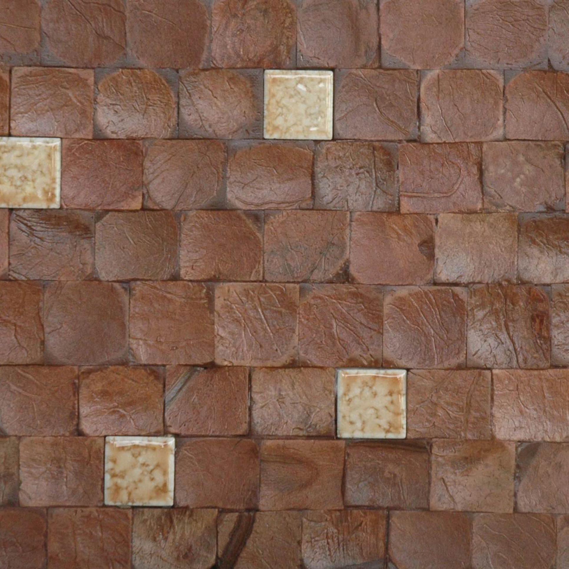 Cocomosaic tiles brown bliss with fan 115