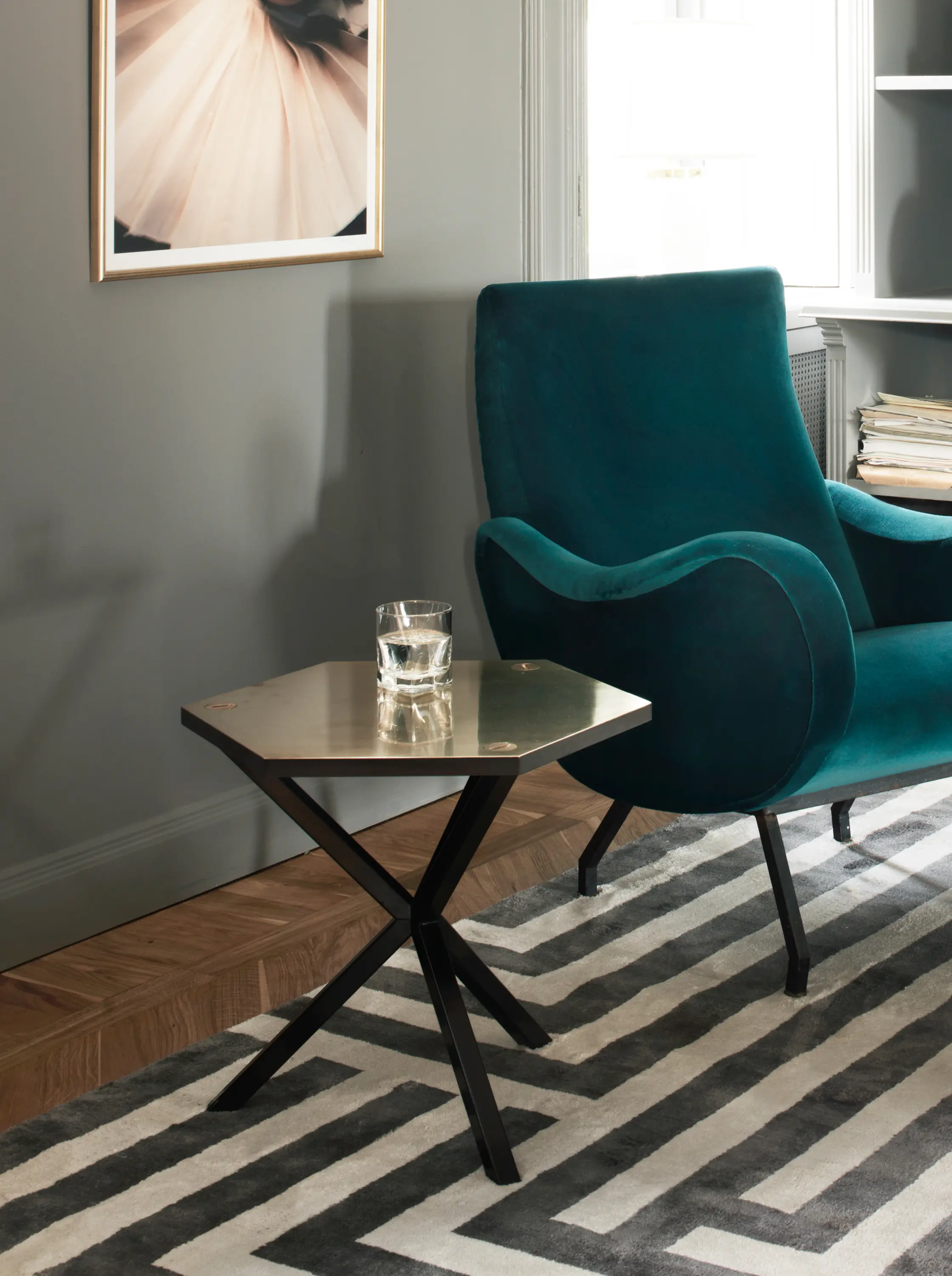 No Early Birds - NEB Hexagonal Side Table
