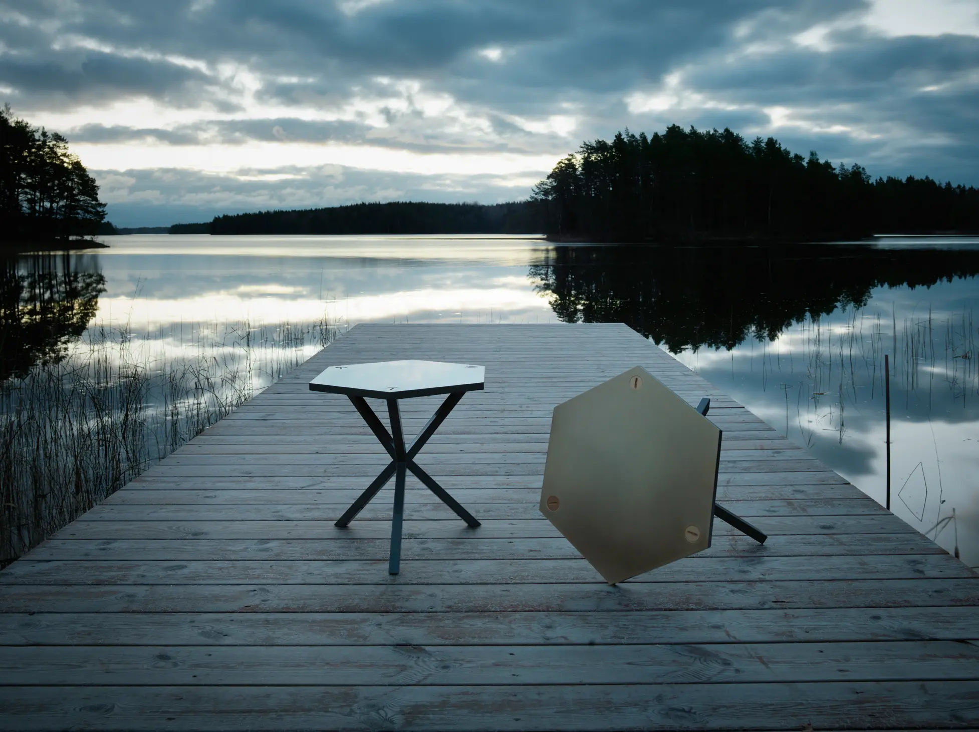 No Early Birds - NEB Hexagonal Side Table