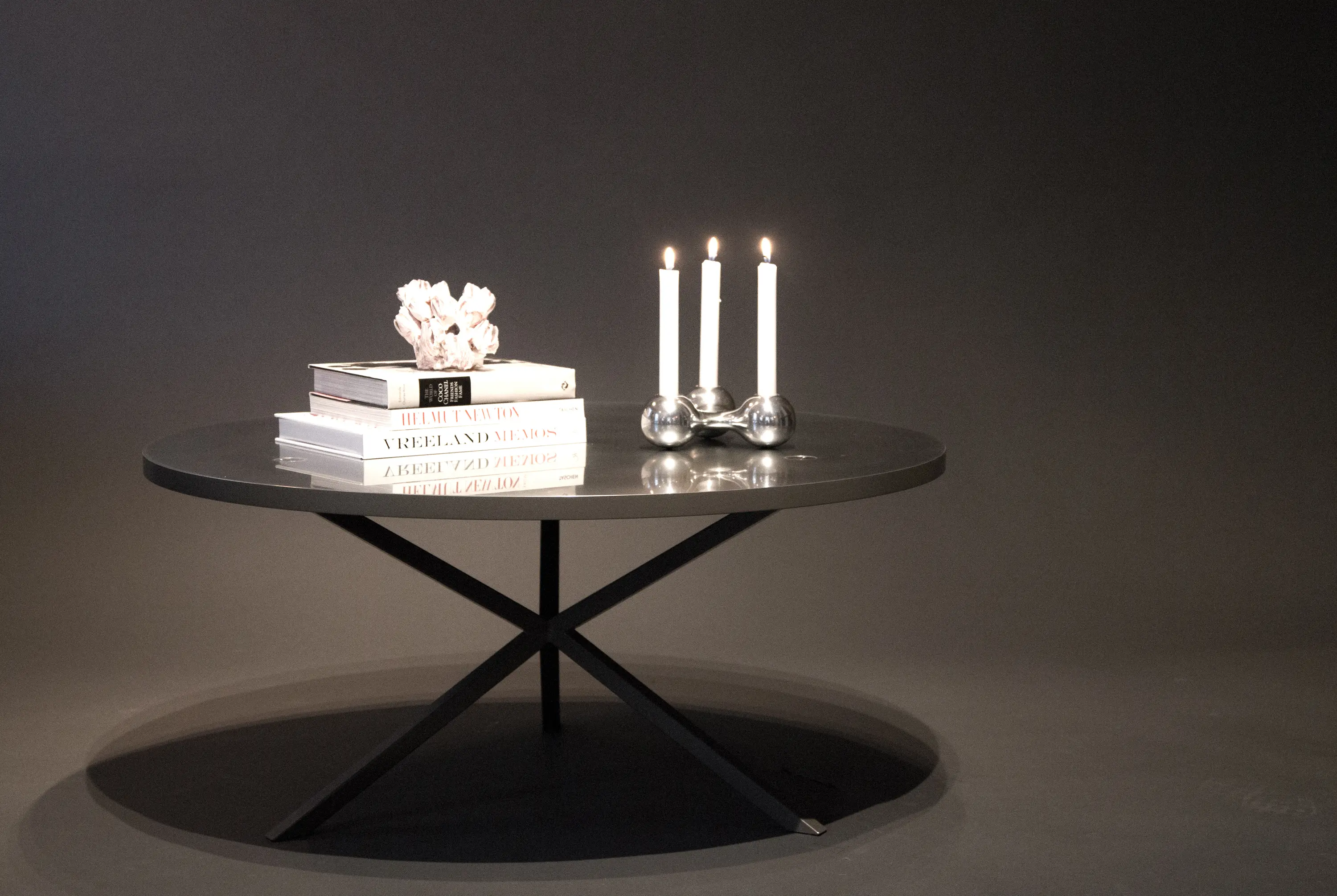 No Early Birds - NEB Round Sofa Table