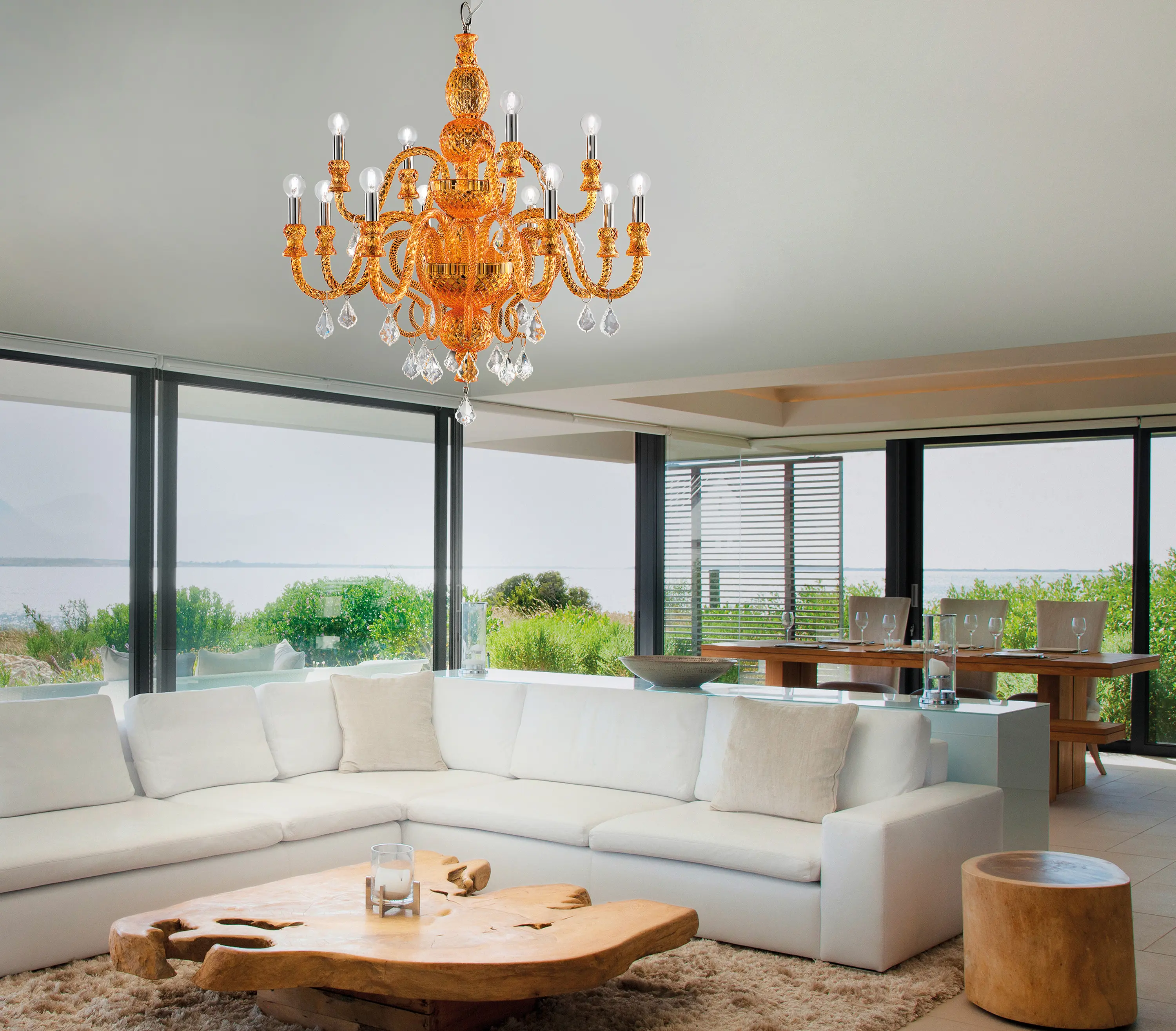 ITALAMP - 286-8+3 CHANDELIER