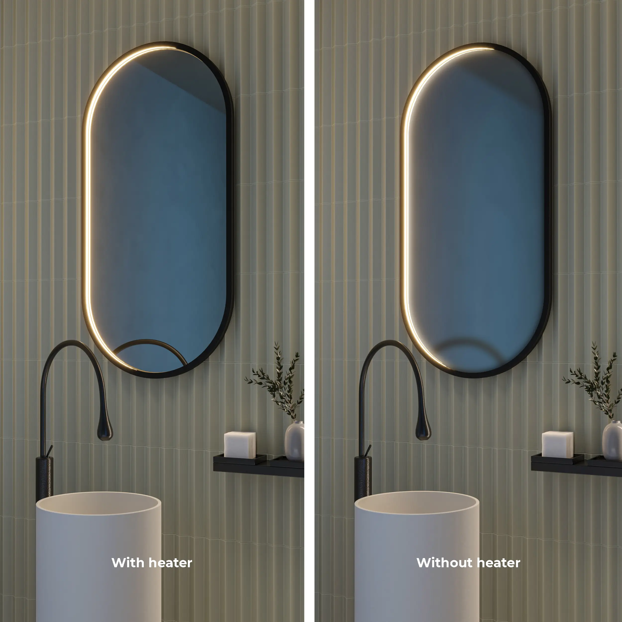 Intra lighting - Futon Mirror Round