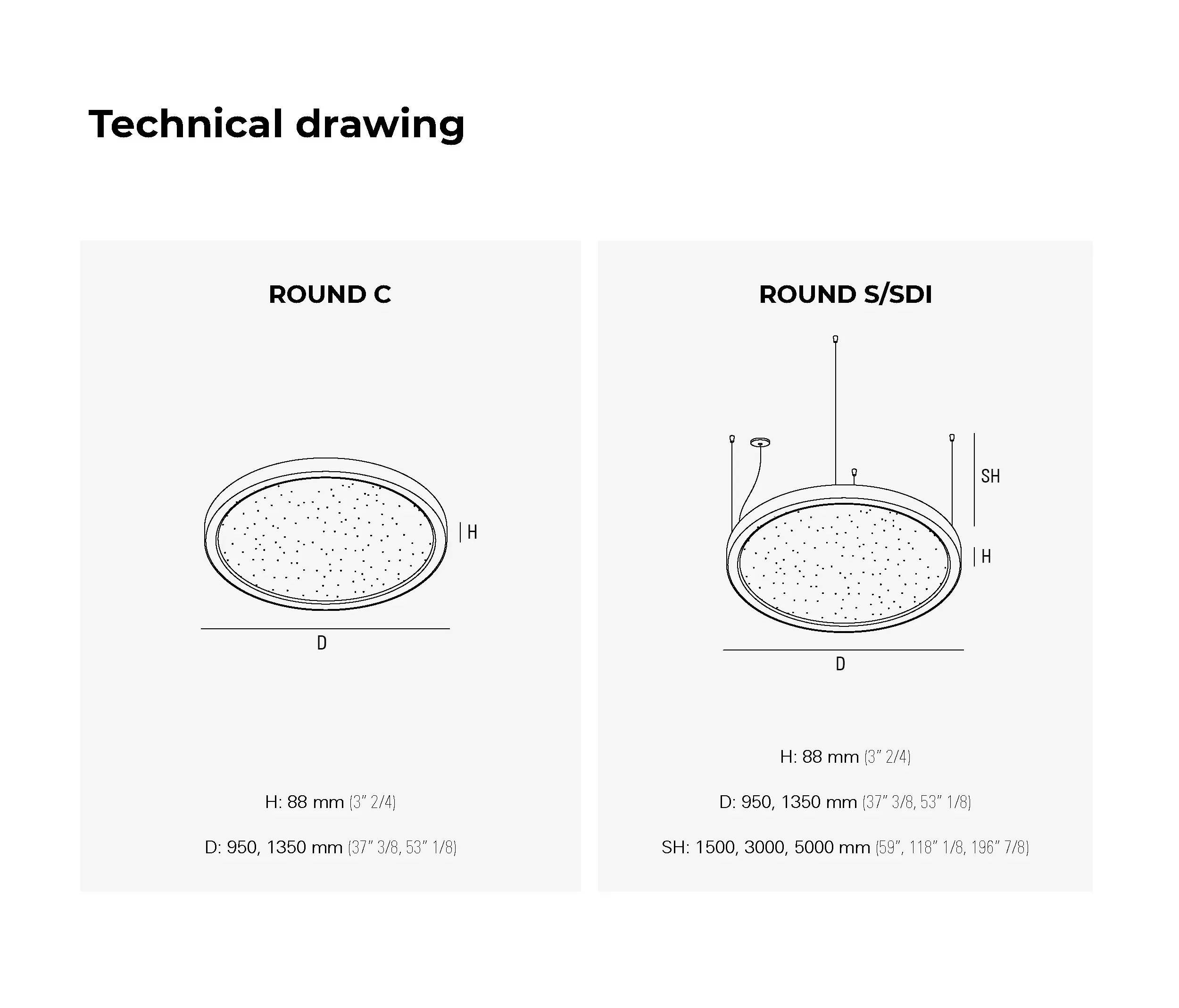 Intra lighting - Acousto Round
