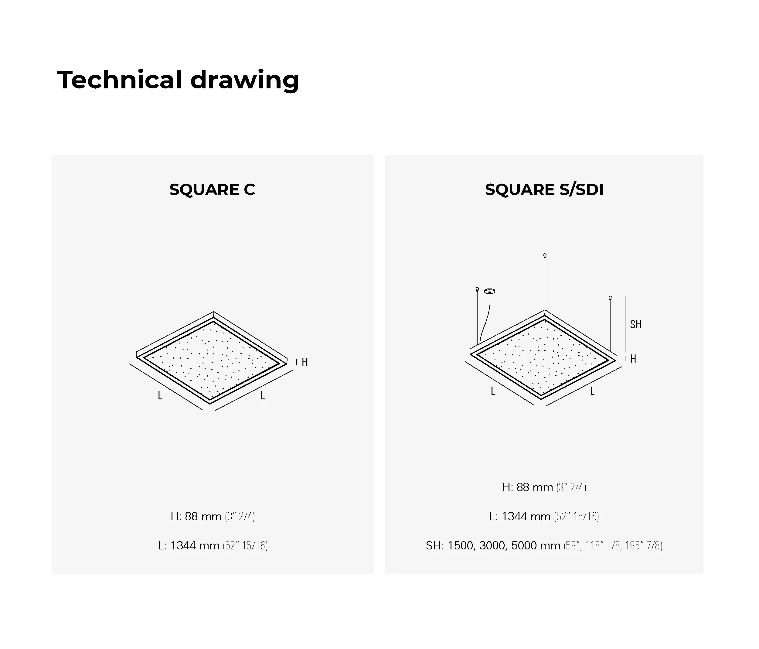 Intra lighting - Acousto Square