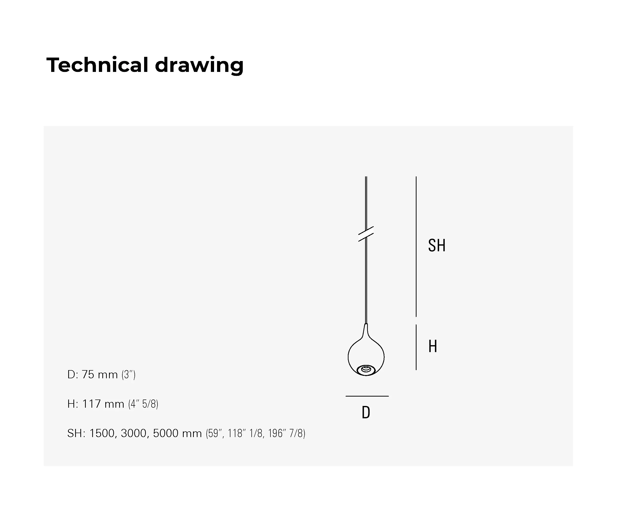 Intra lighting - Biba Drop