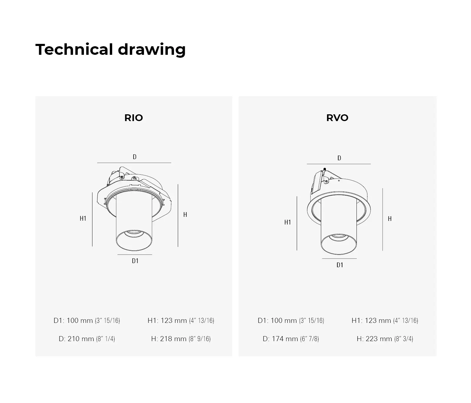 Intra lighting - Pipes RIO/RVO
