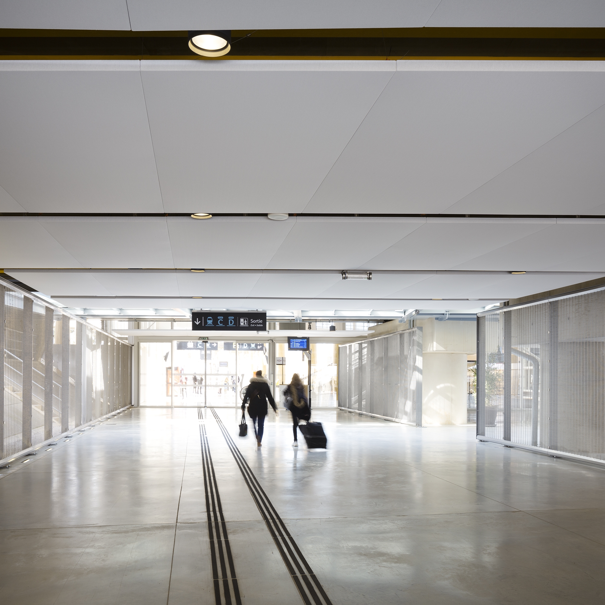 Display product Stereo acoustic panels suspended from manufacturer Texaa®
