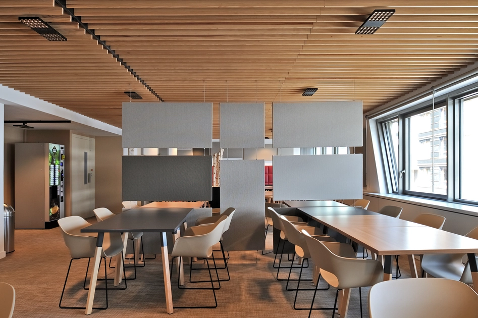 Texaa STEREO ACOUSTIC PANELS SUSPENDED - Acoustic ceiling systems from Texaa ...