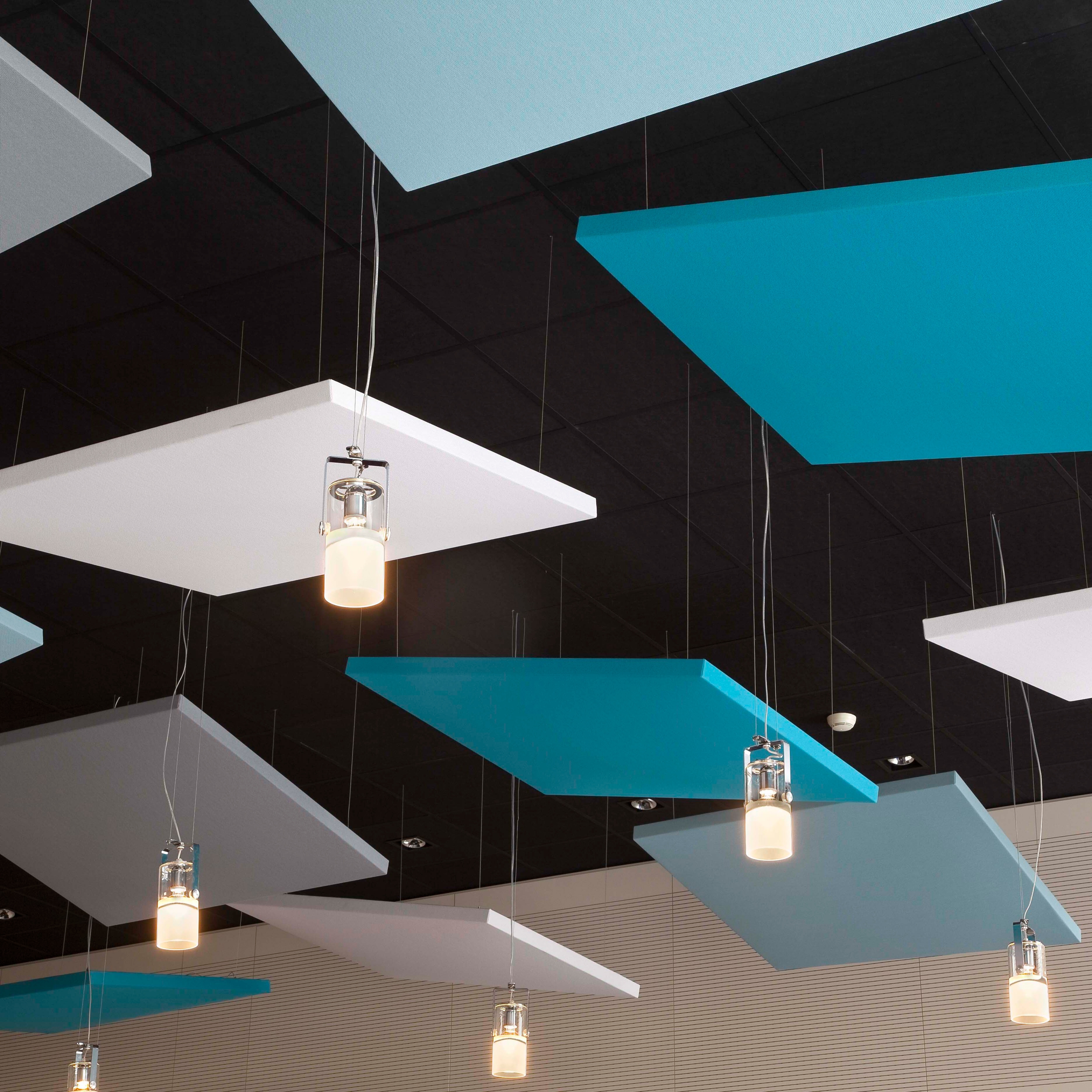 Display product Stereo acoustic panels suspended from manufacturer Texaa®