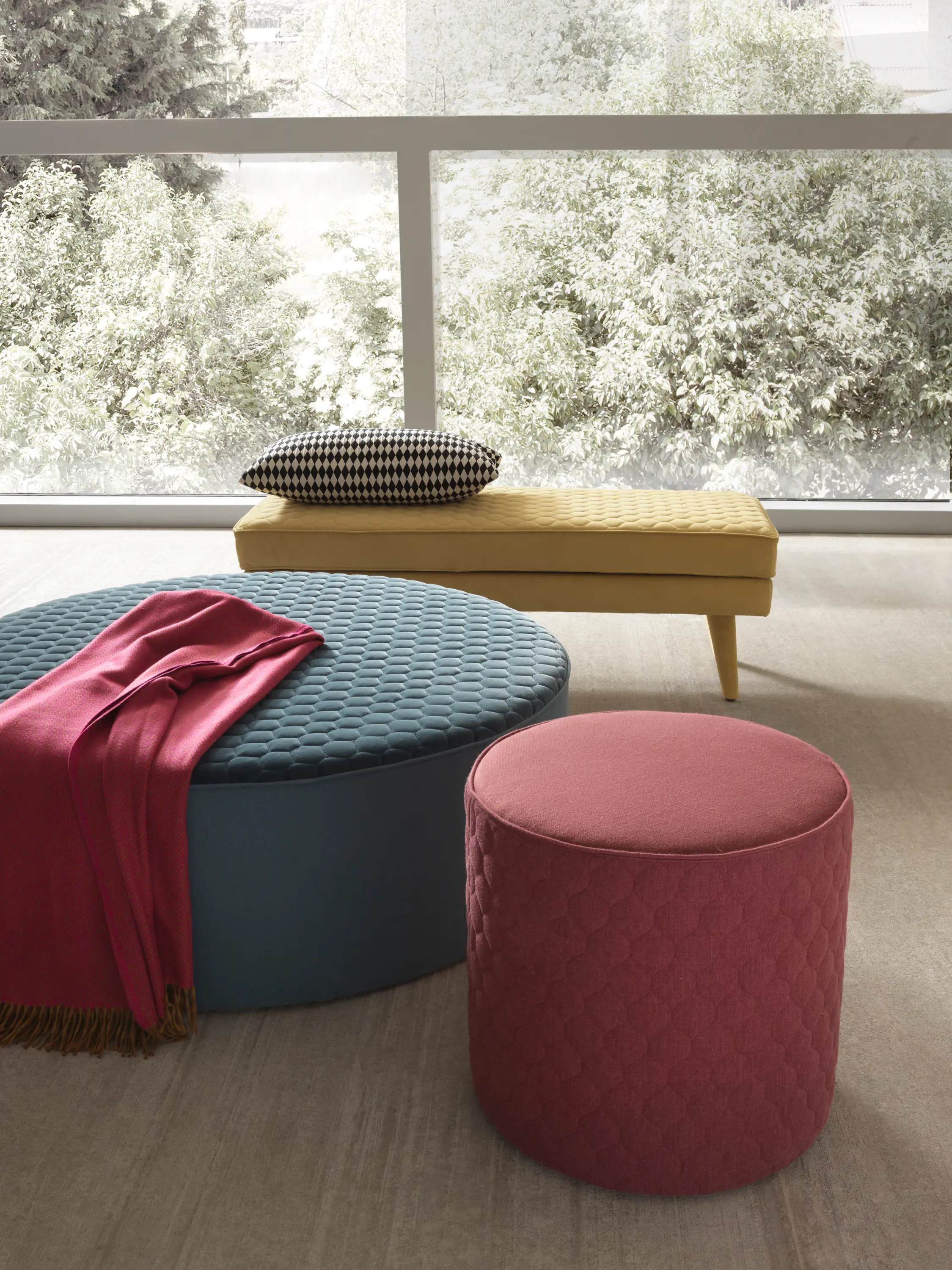 Bolzan Letti - Corolle Pouf