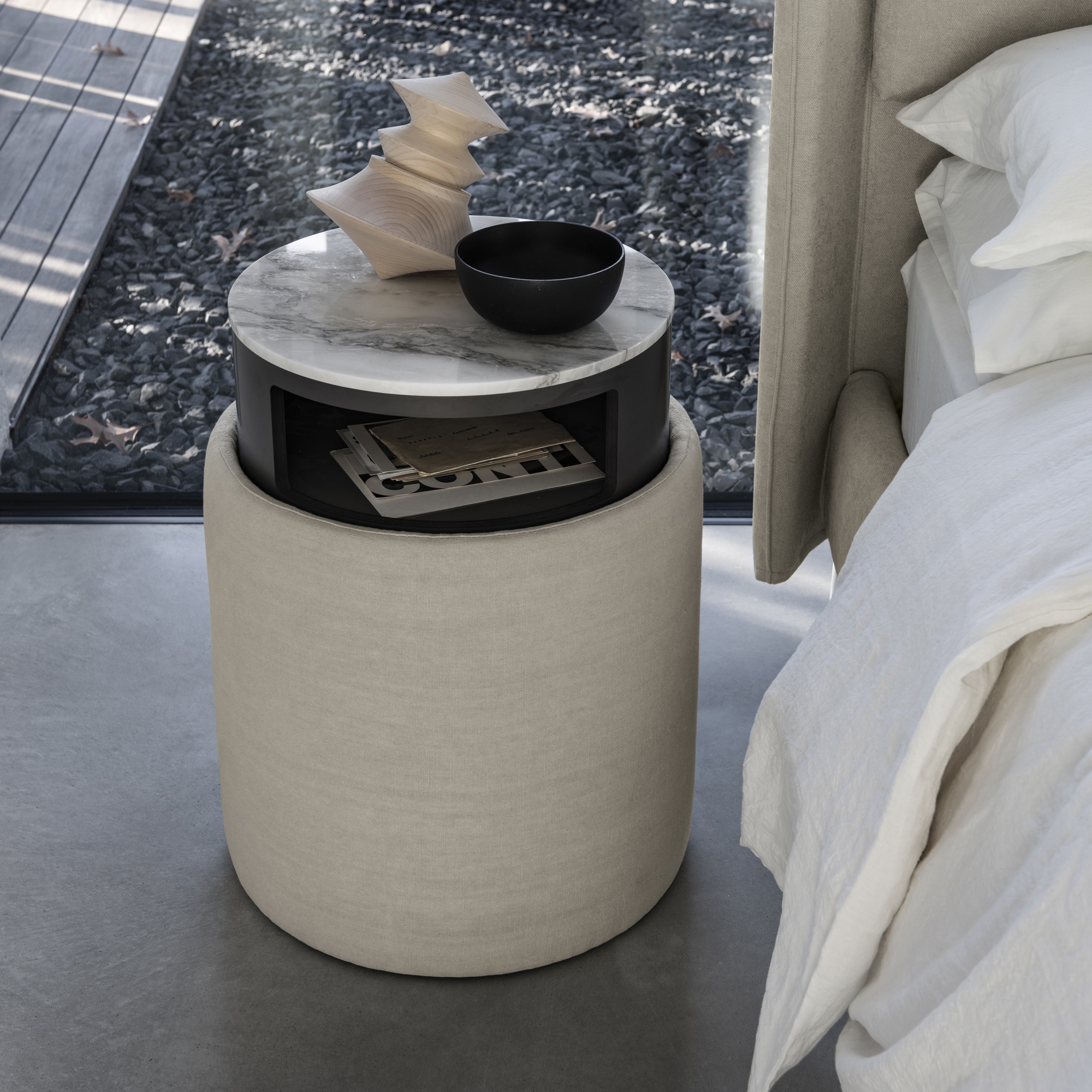 Display product Pouf Ares from manufacturer Bolzan Letti
