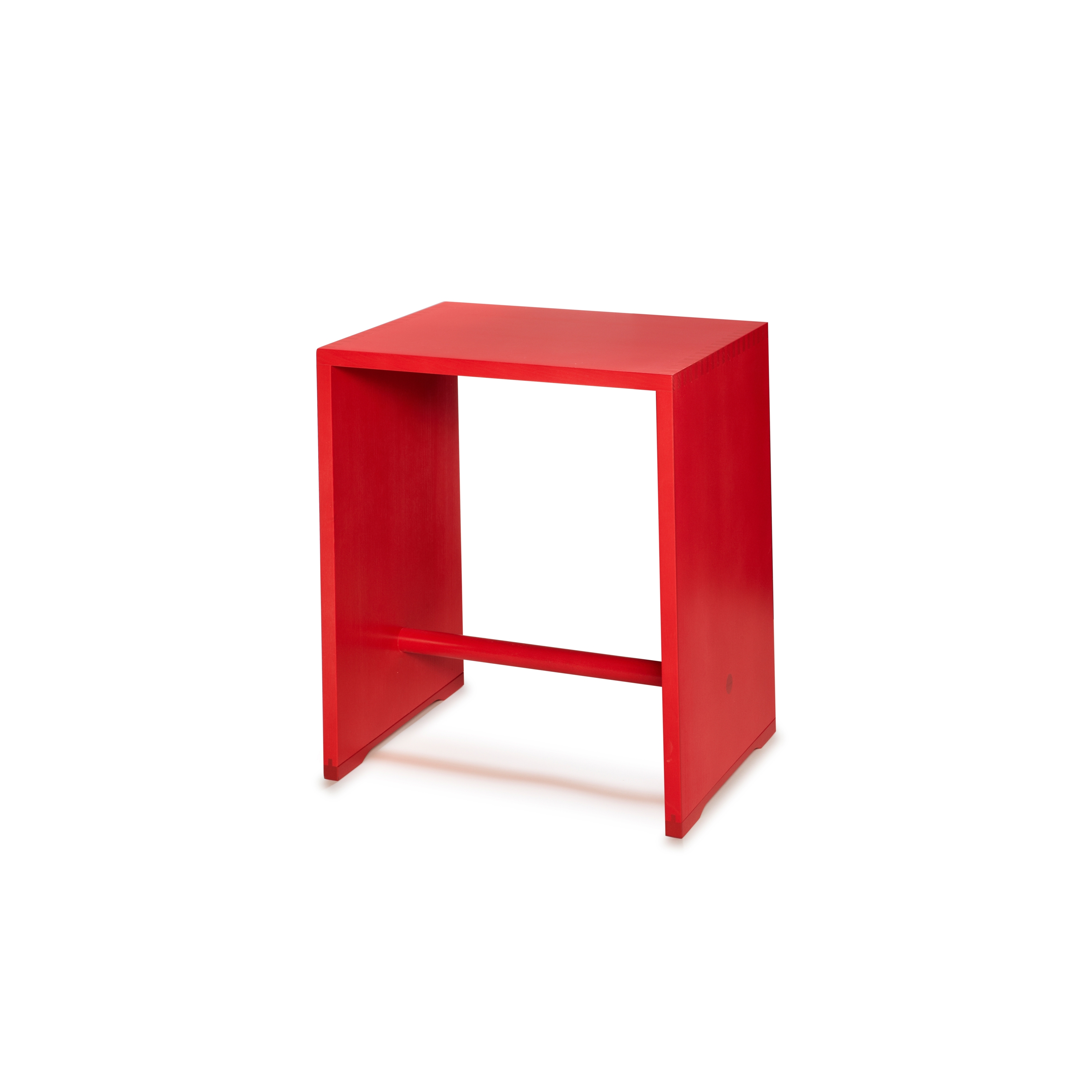 Mostra il prodotto Bill | Ulmer Stool birch | fire red del produttore wb form ag