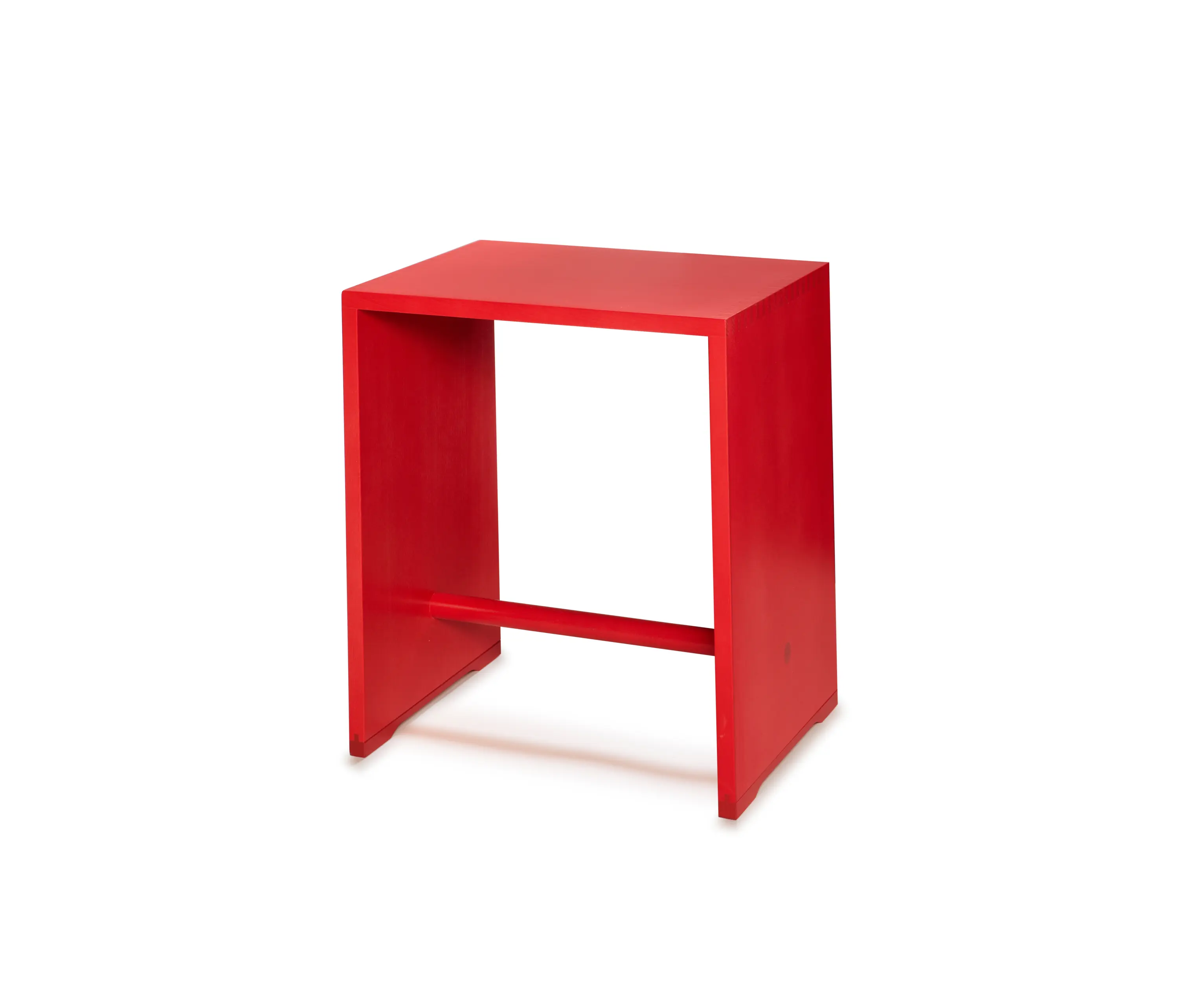 wb form ag - Bill | Ulmer Stool birch | fire red