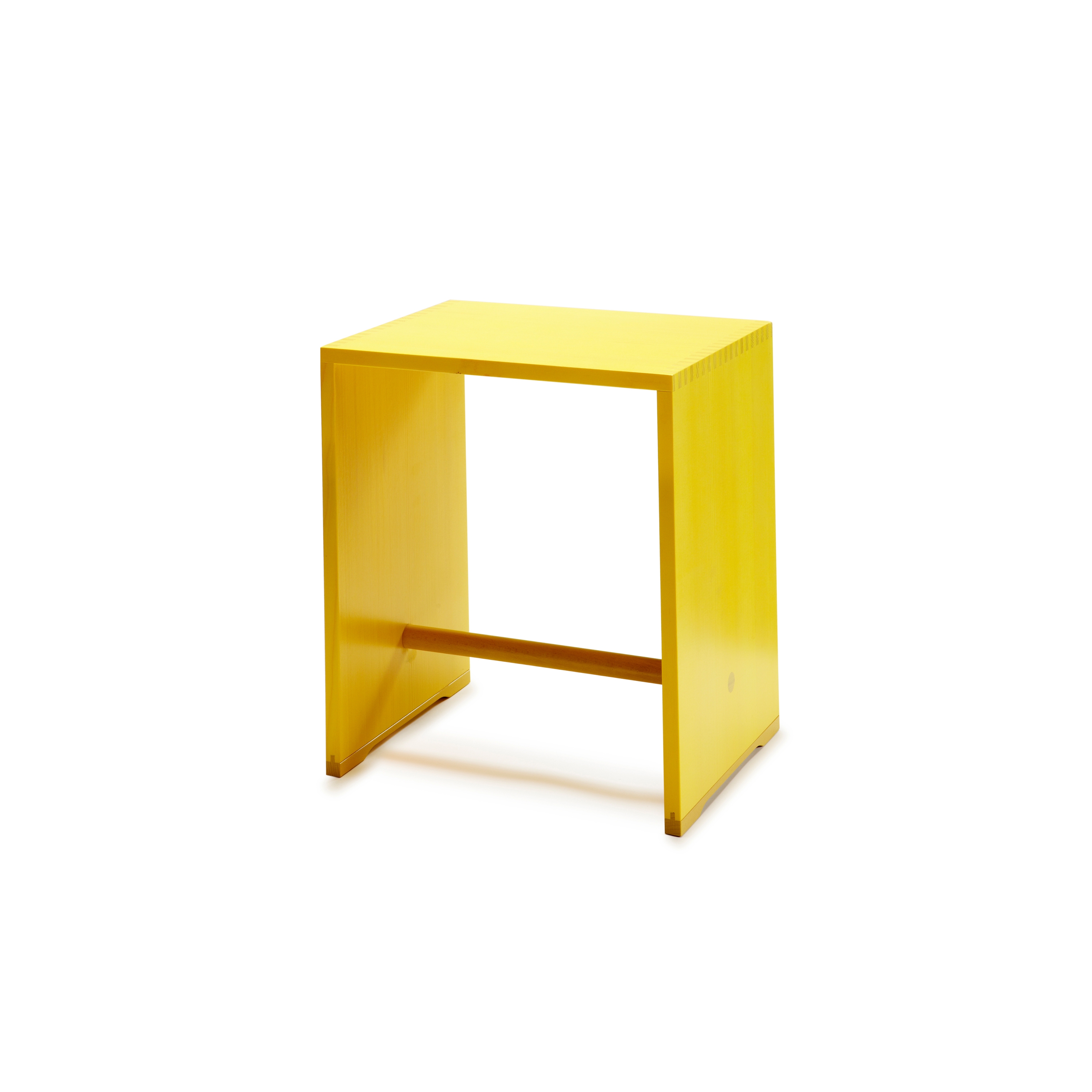 Bill | Ulmer Stool birch | lemon yellow