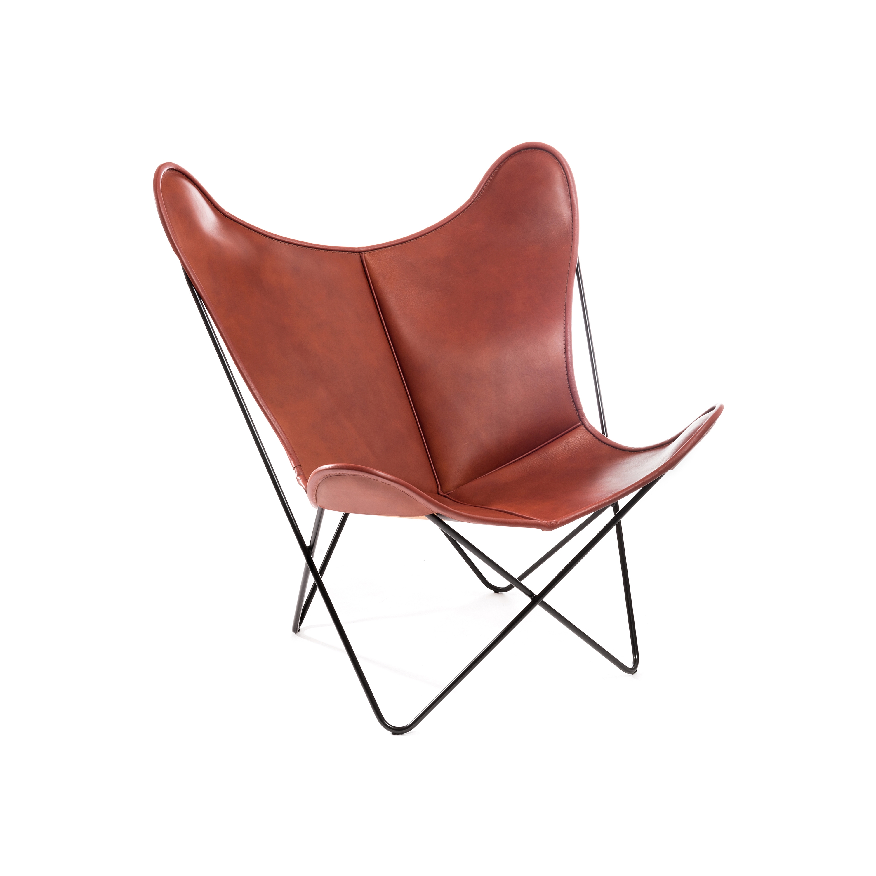 Display product Hardoy | Butterfly Chair | Sleek Leather from manufacturer Manufakturplus