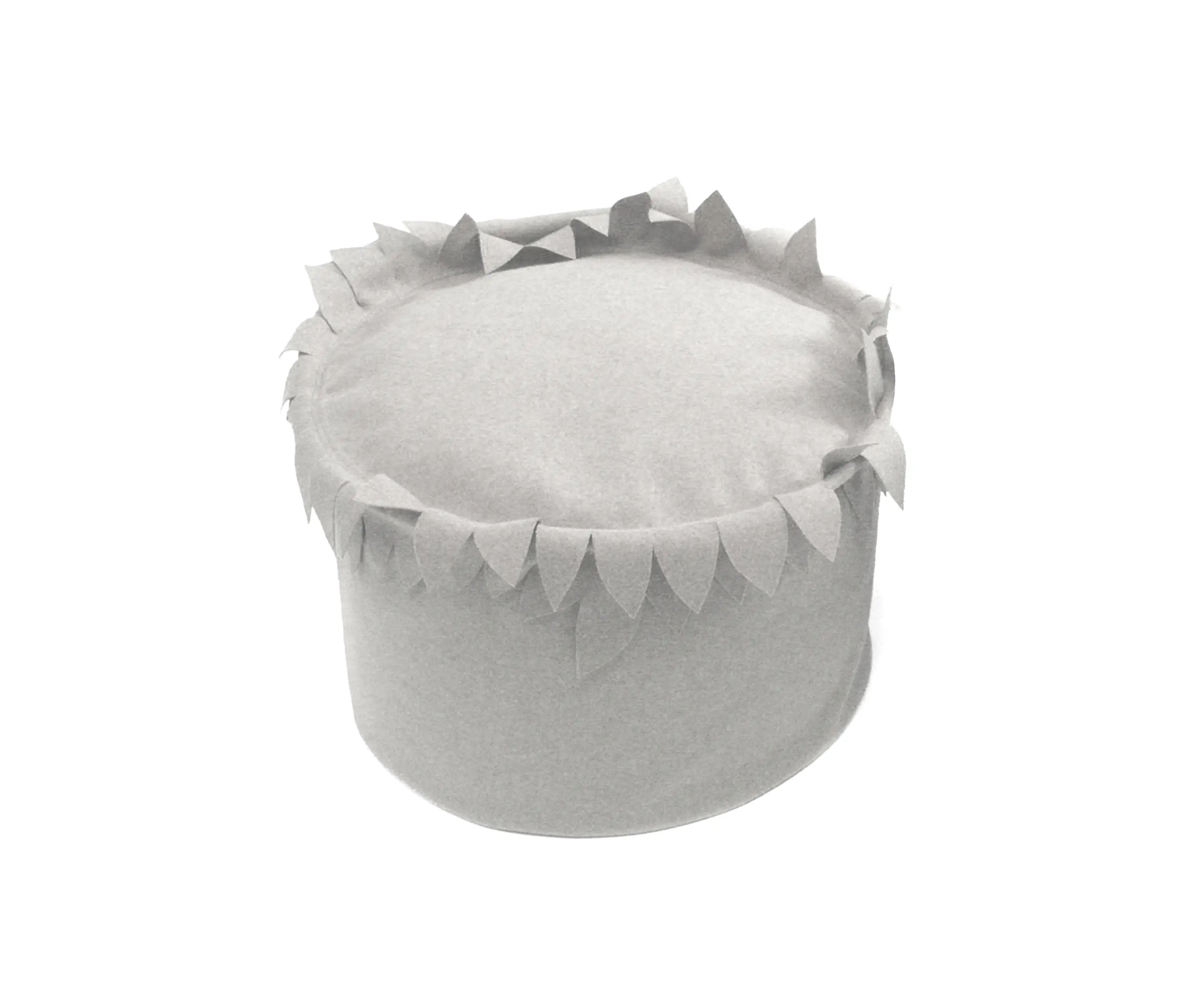 Poemo Design - Adamo pouff ecru