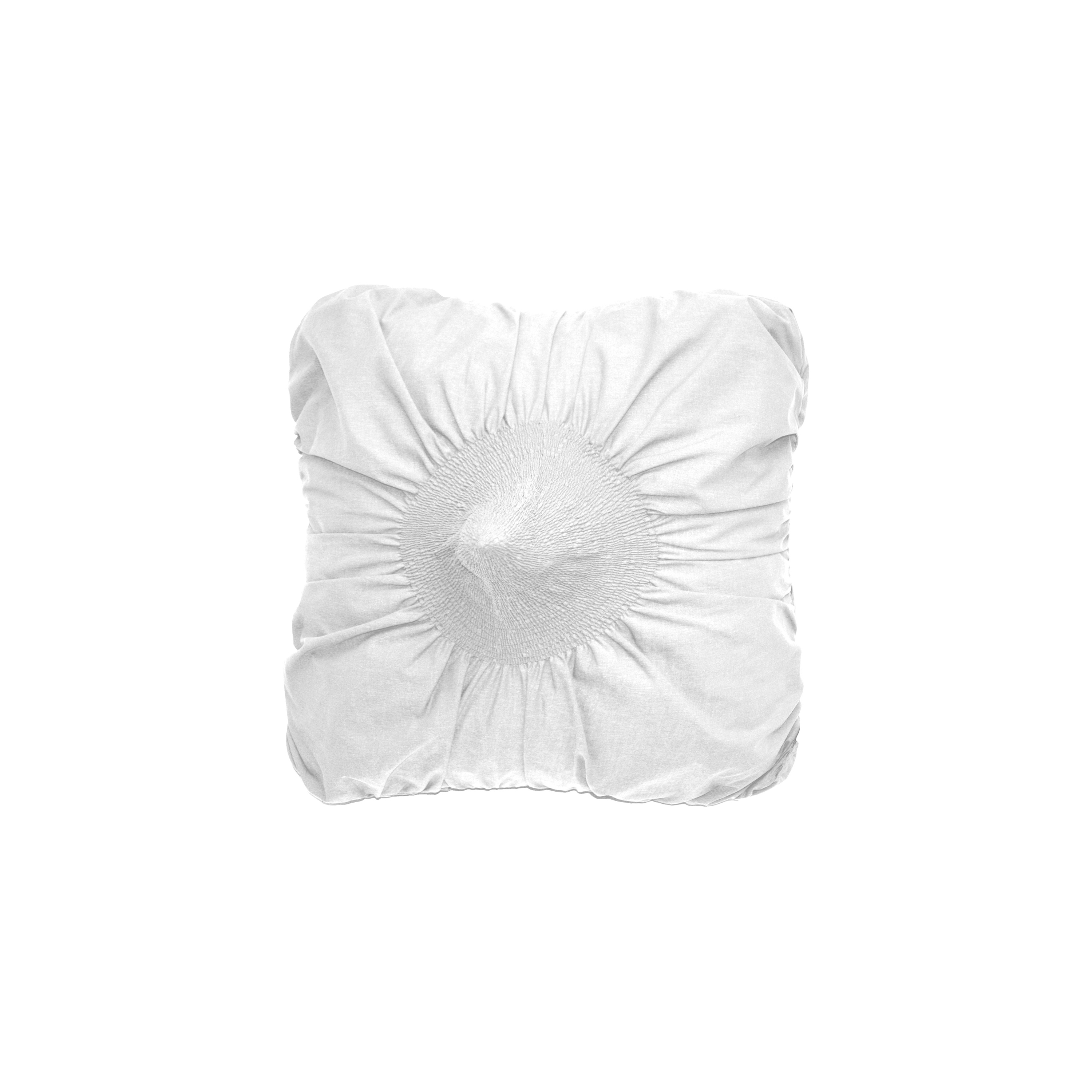 Anemone cushion bianco