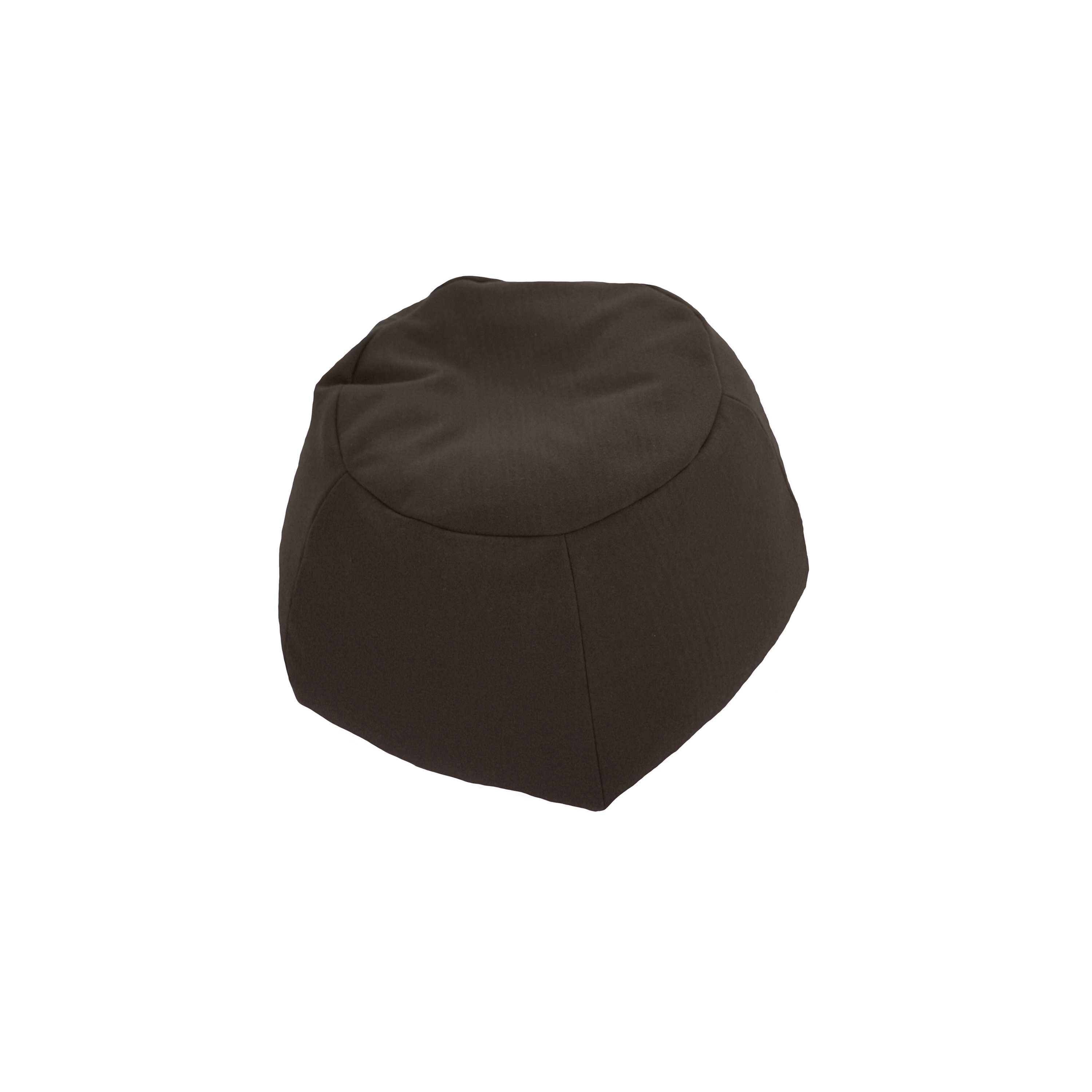 Basquiat pouff marrone