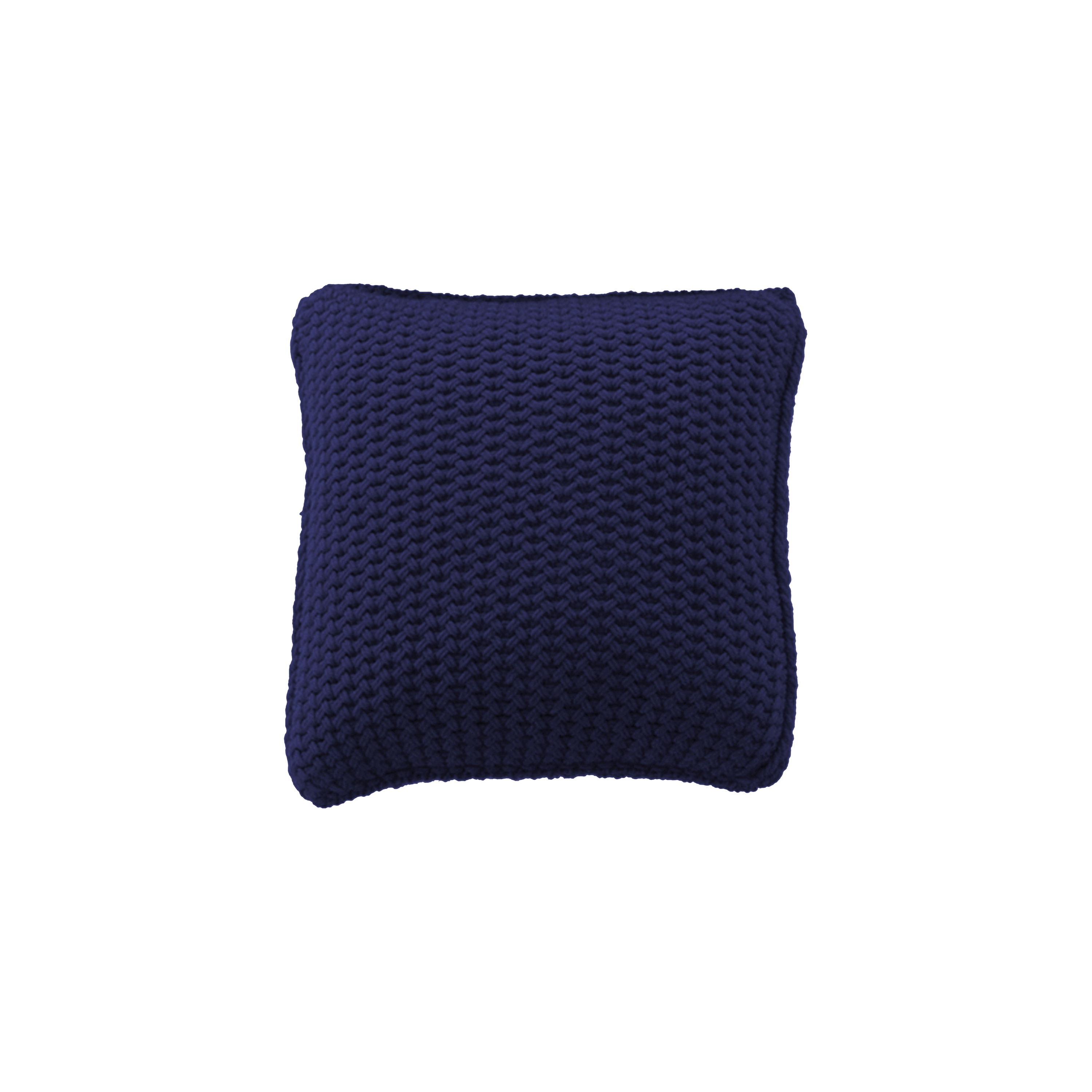 Natural Tricot cushion blu