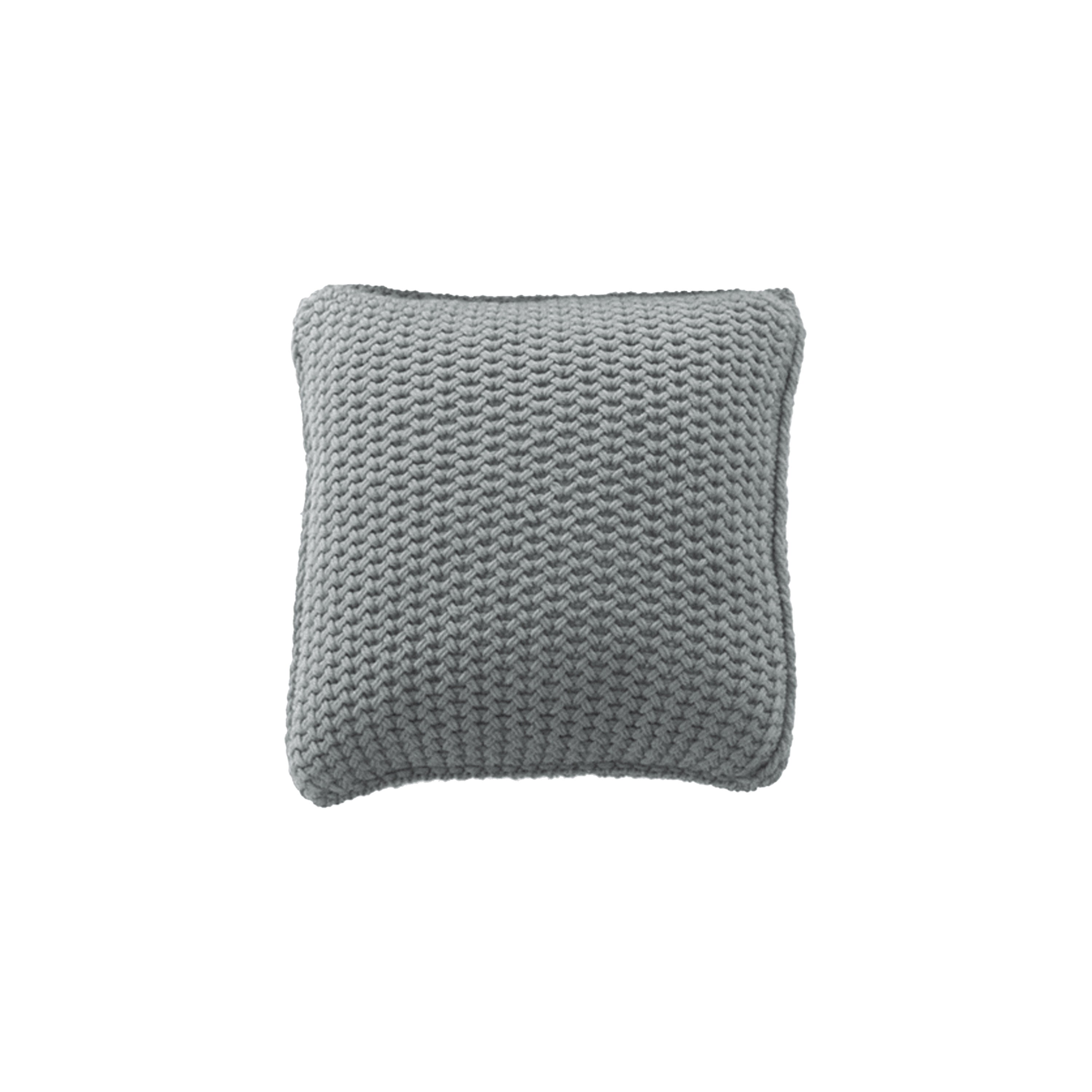 Natural Tricot cushion cemento