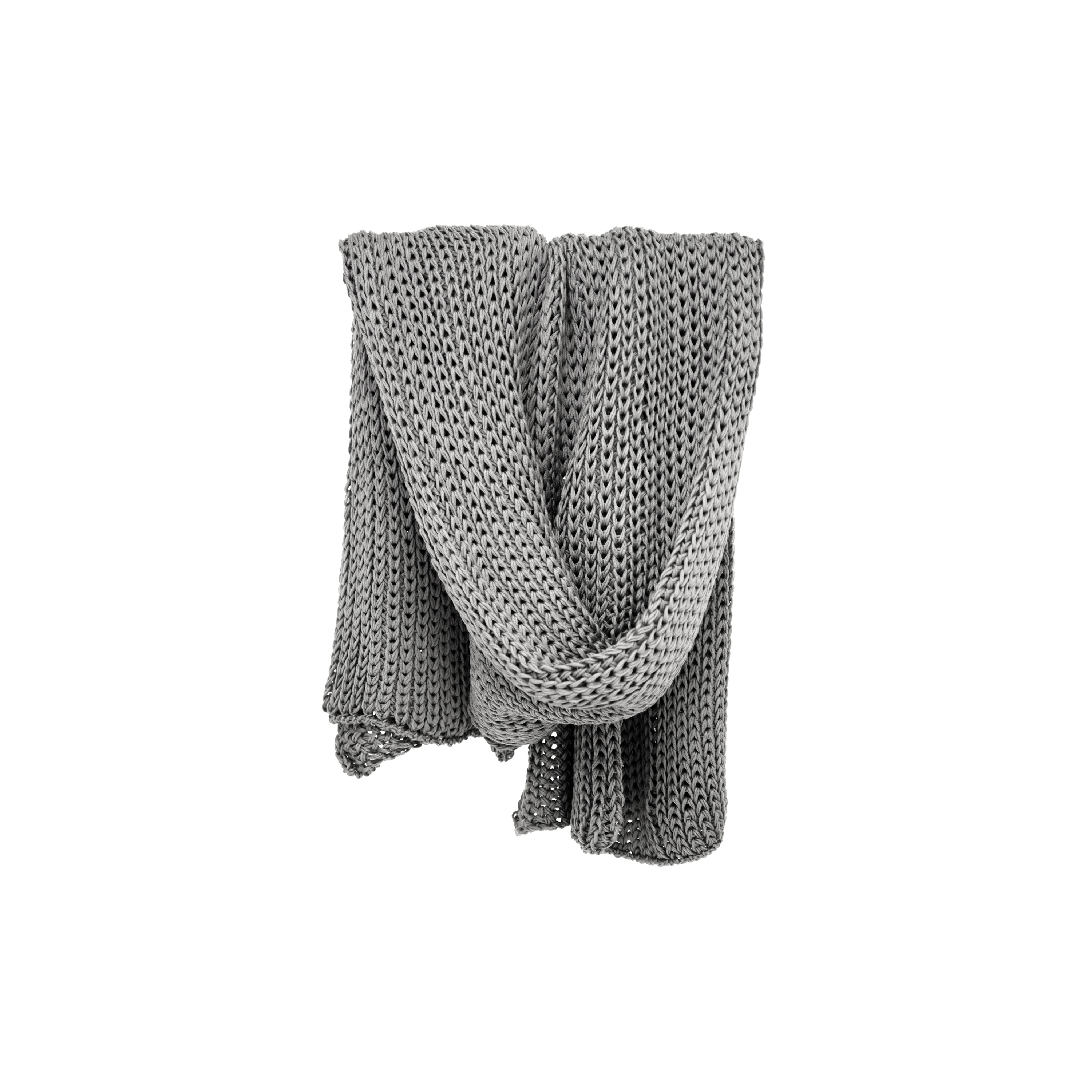 Natural Tricot plaid cemento