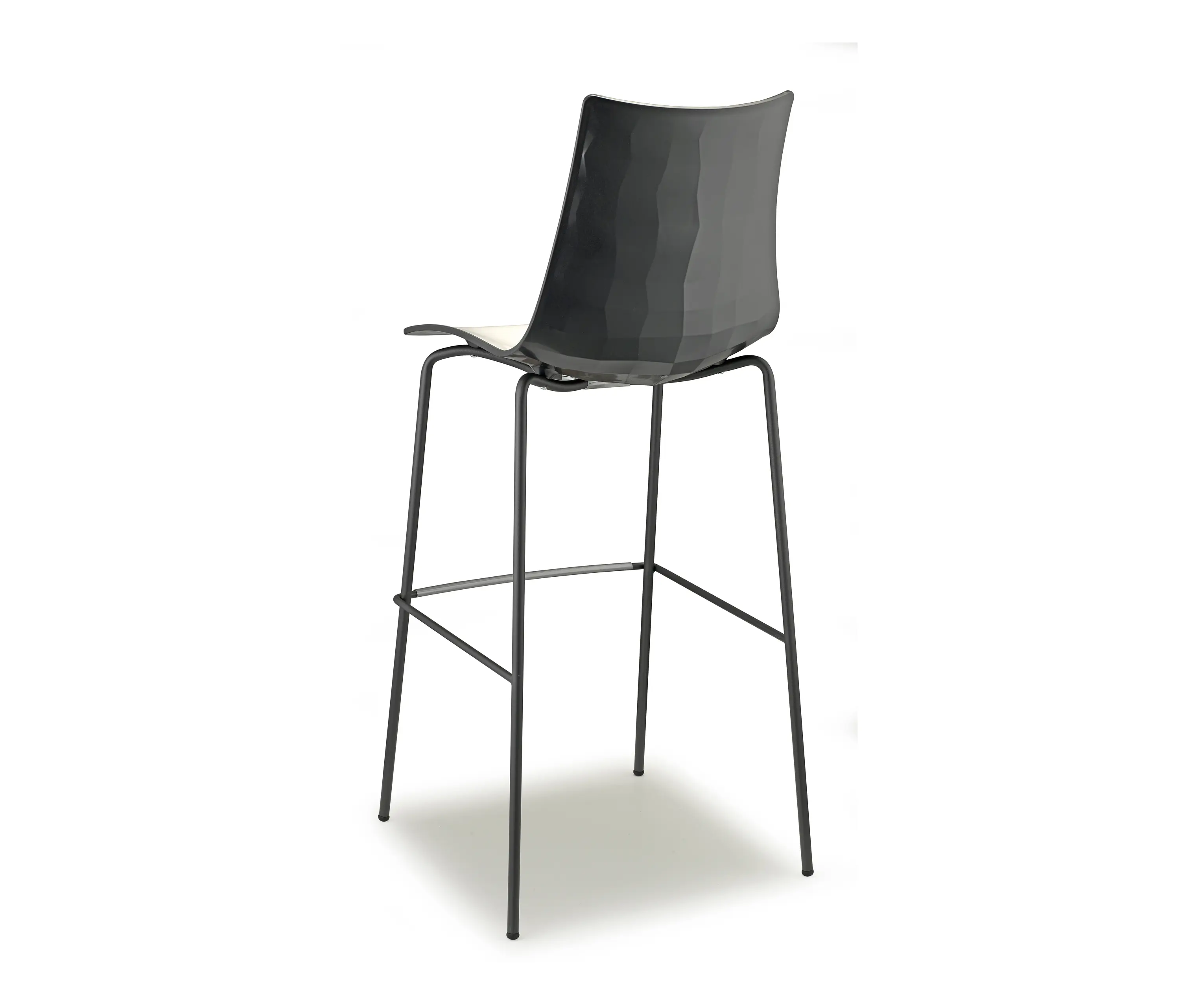 SCAB Design - Zebra Bicolore barstool H. 80 | coated frame