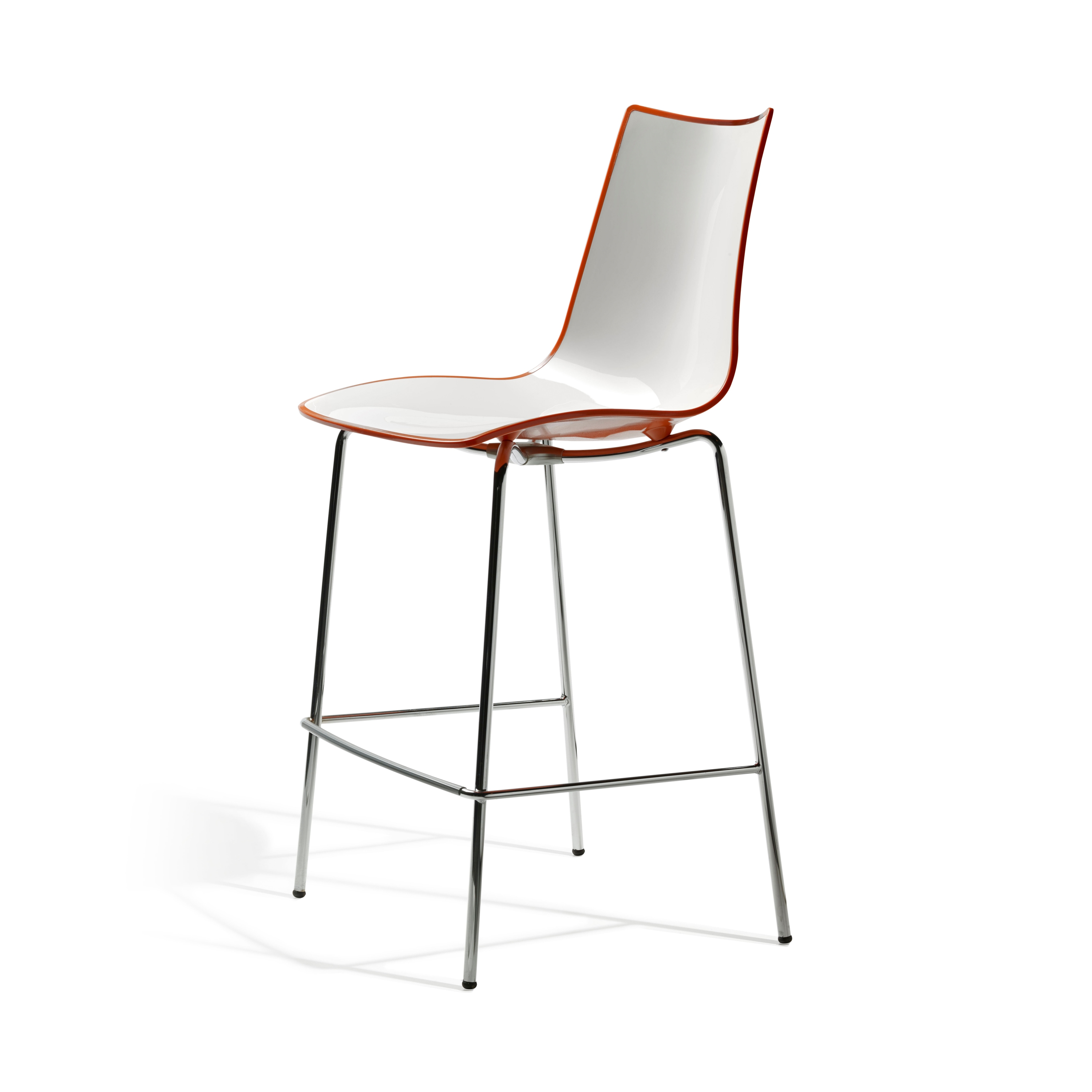 Zebra Bicolore barstool H. 65