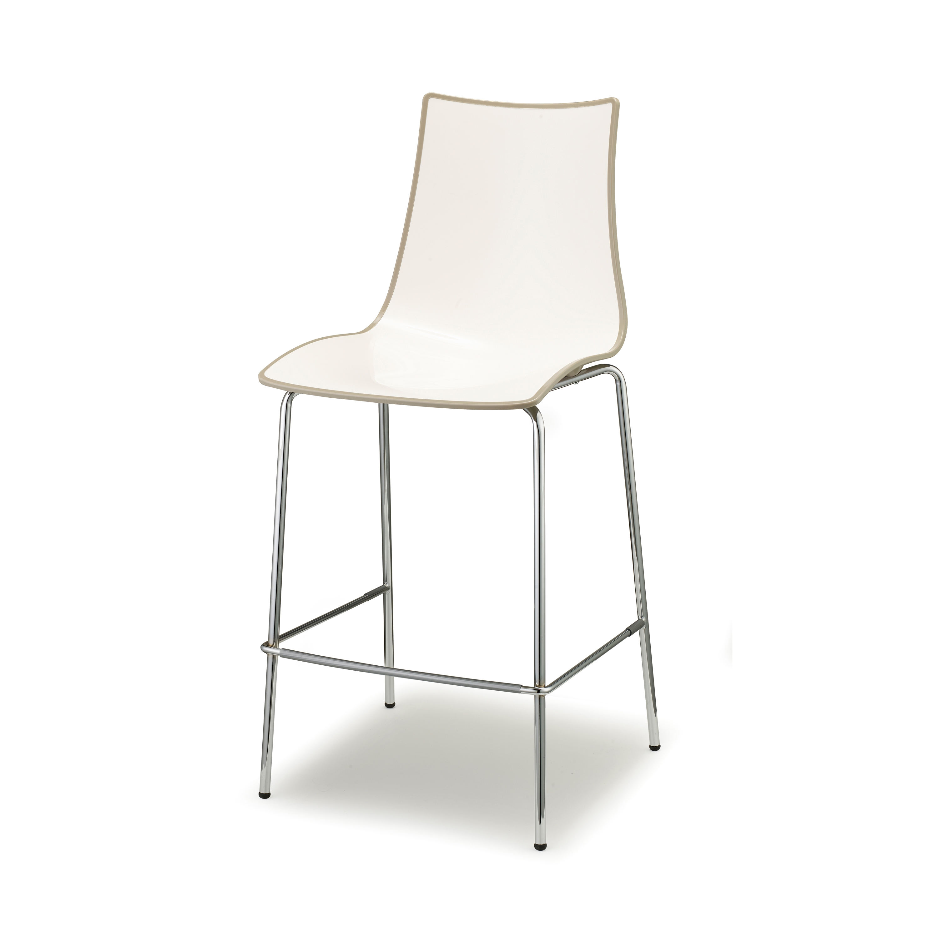 Zebra Bicolore barstool H. 65