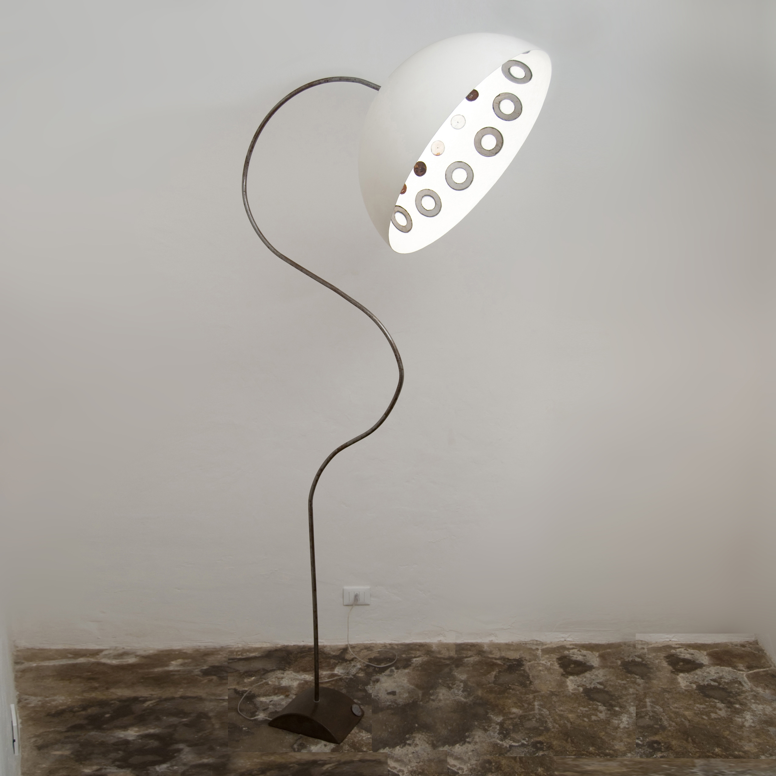 Display product Mezza Luna unica floor lamp from manufacturer IN-ES.ARTDESIGN