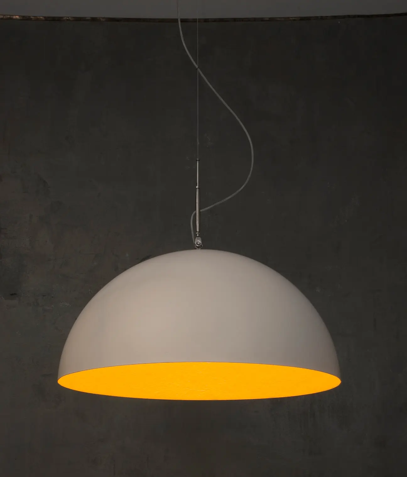 IN-ES.ARTDESIGN - Mezza Luna white/orange
