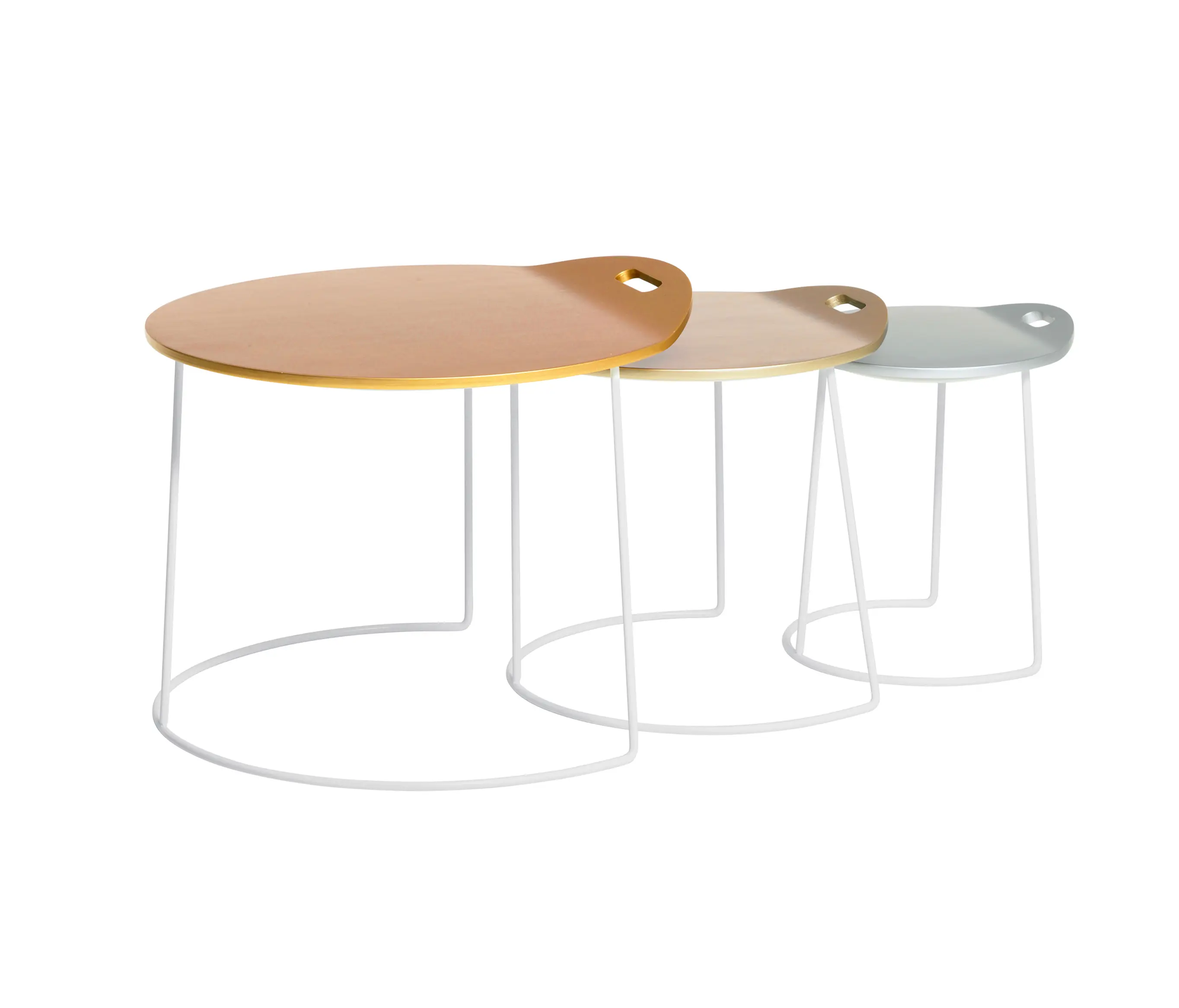 Atelier Pfister - Pompaples 3 nesting tables