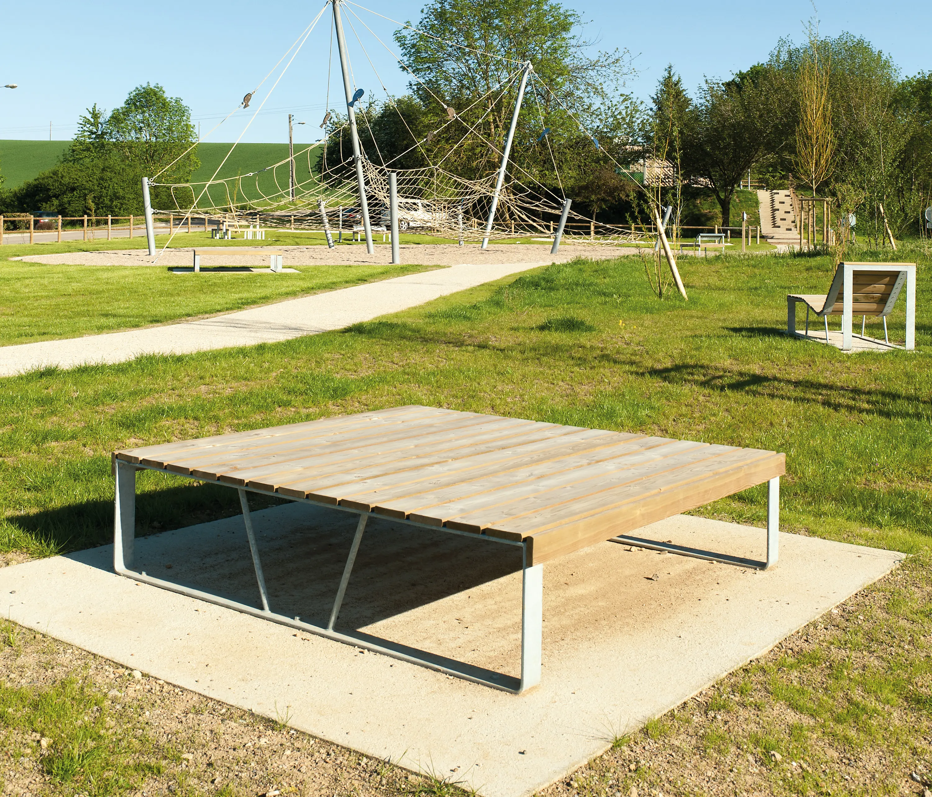 AREA - Atlantique Large Backless Bench